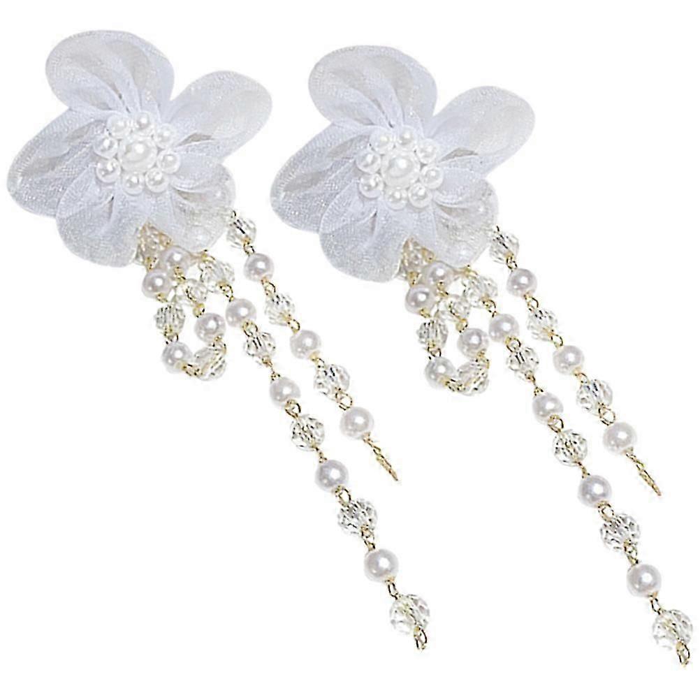 Flower Drop Earrings Four Pairs for Women's