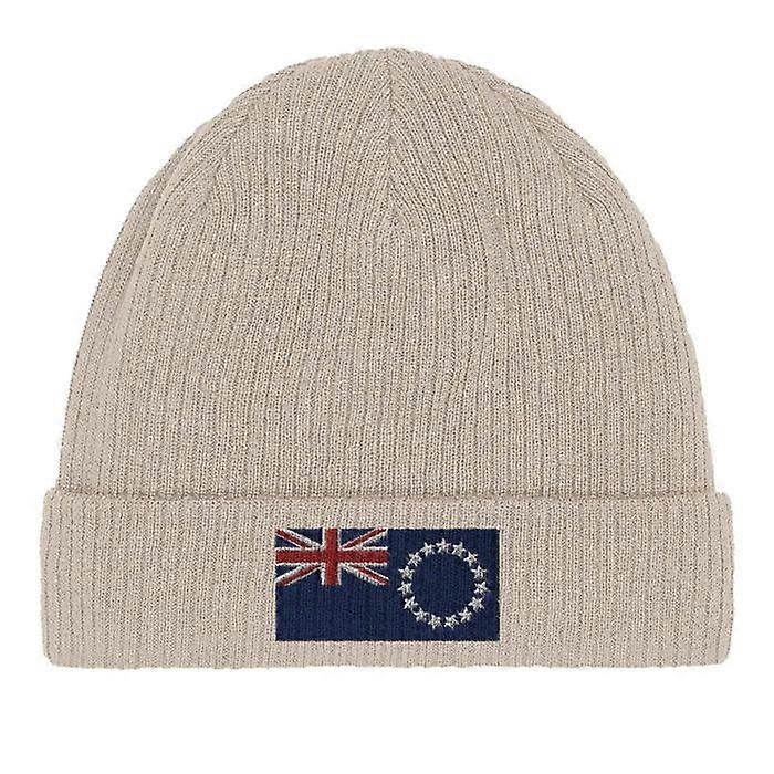 Cook Islands Flag Cap in Beige