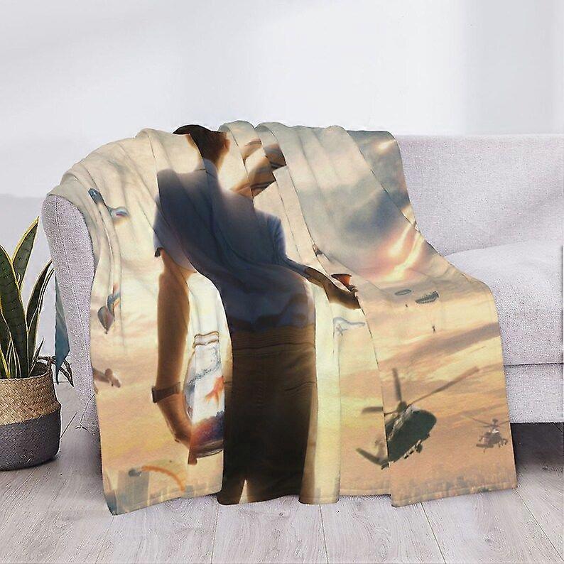 Disney Free Guy Custom Name Ultra-Soft Flannel Blanket Throw All Seasons Sofa Warm Blankets For Baby Blanket Nap Comfortable Bedding