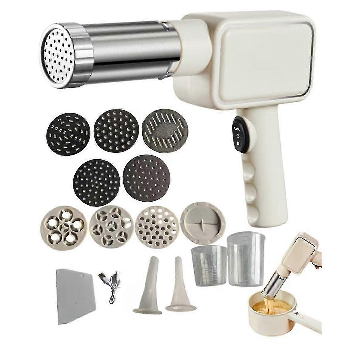 Handheld Pasta Machine for Household, Electric Noodle Maker