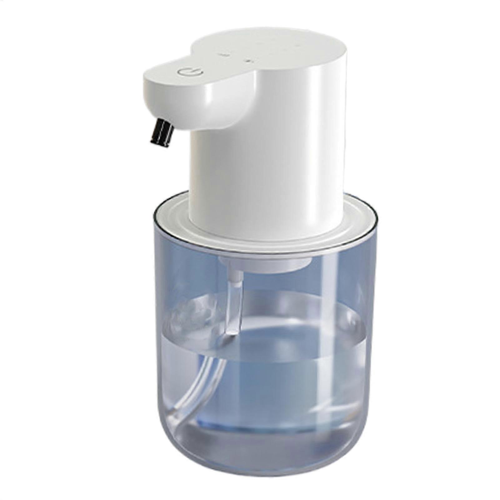 Touchless Foaming Soap Dispenser USB Rechargeable 161.2mm WallMounted Or Tabletop 4 Adjustable Speeds White