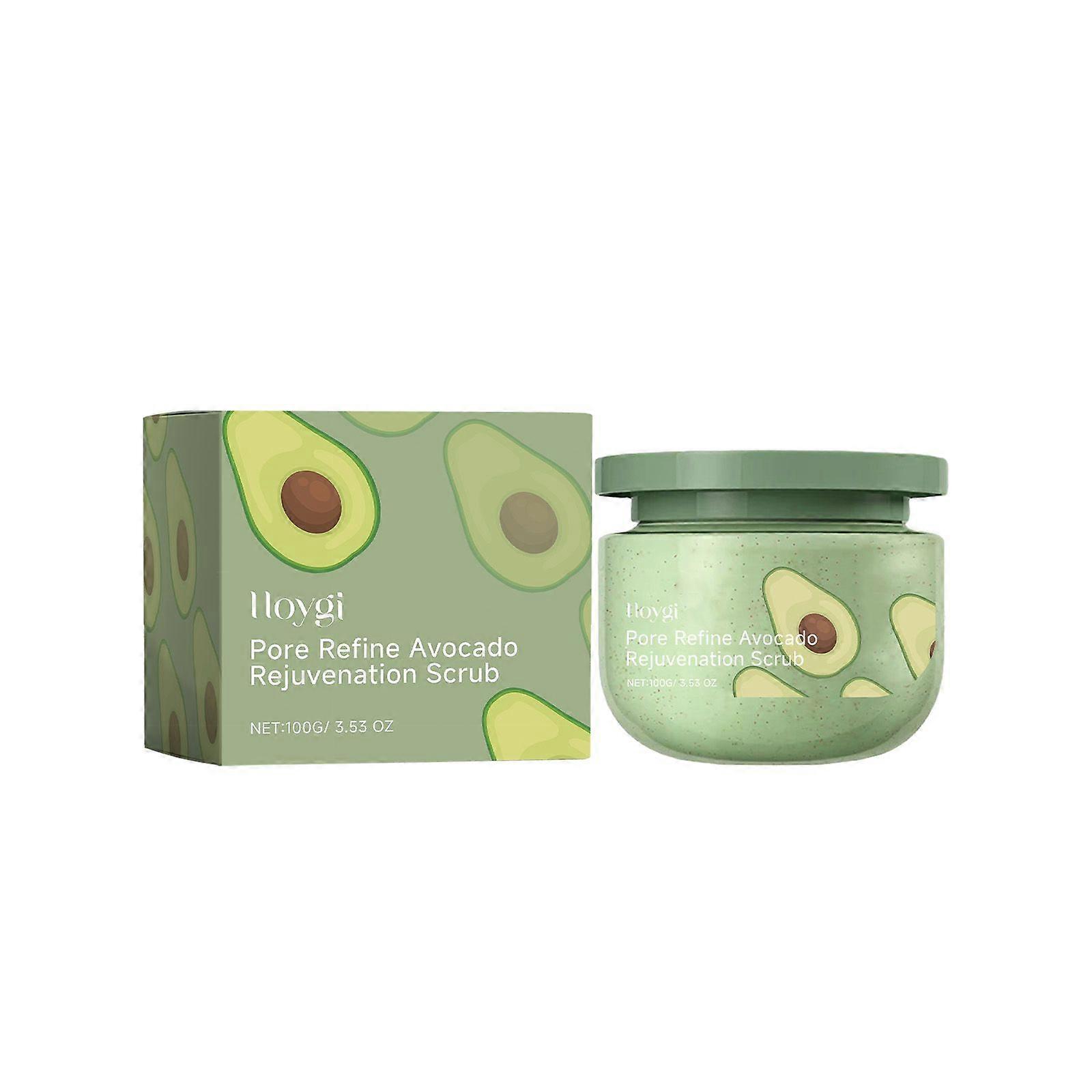 Hoygi Avocado Ice Cream Scrub For Full-Body Cleansing