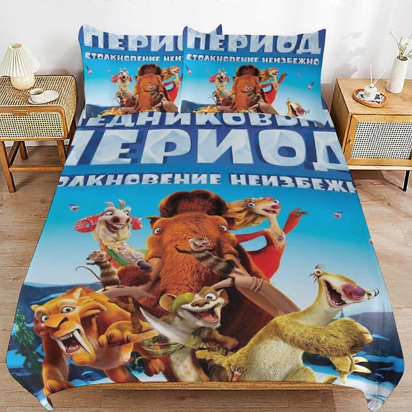 o573 Ice Age Durable Easy Care Smooth Finish Bedding Solution Soft Zipper Closure Duvet Cover Sets Choice d573