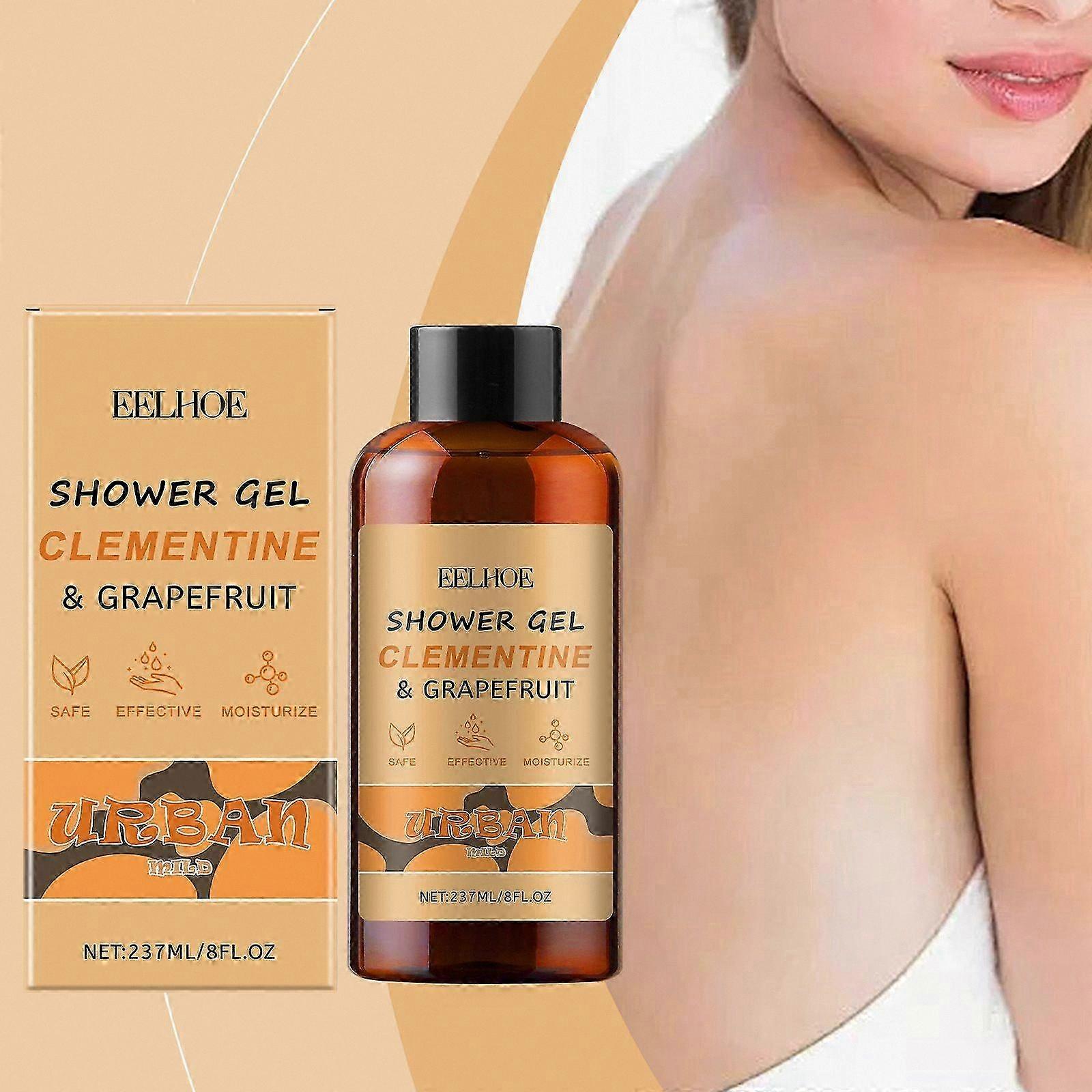 Moisturizing Shower Gel with Grapefruit and Clementine, Natural Formula for All Genders, 237ml