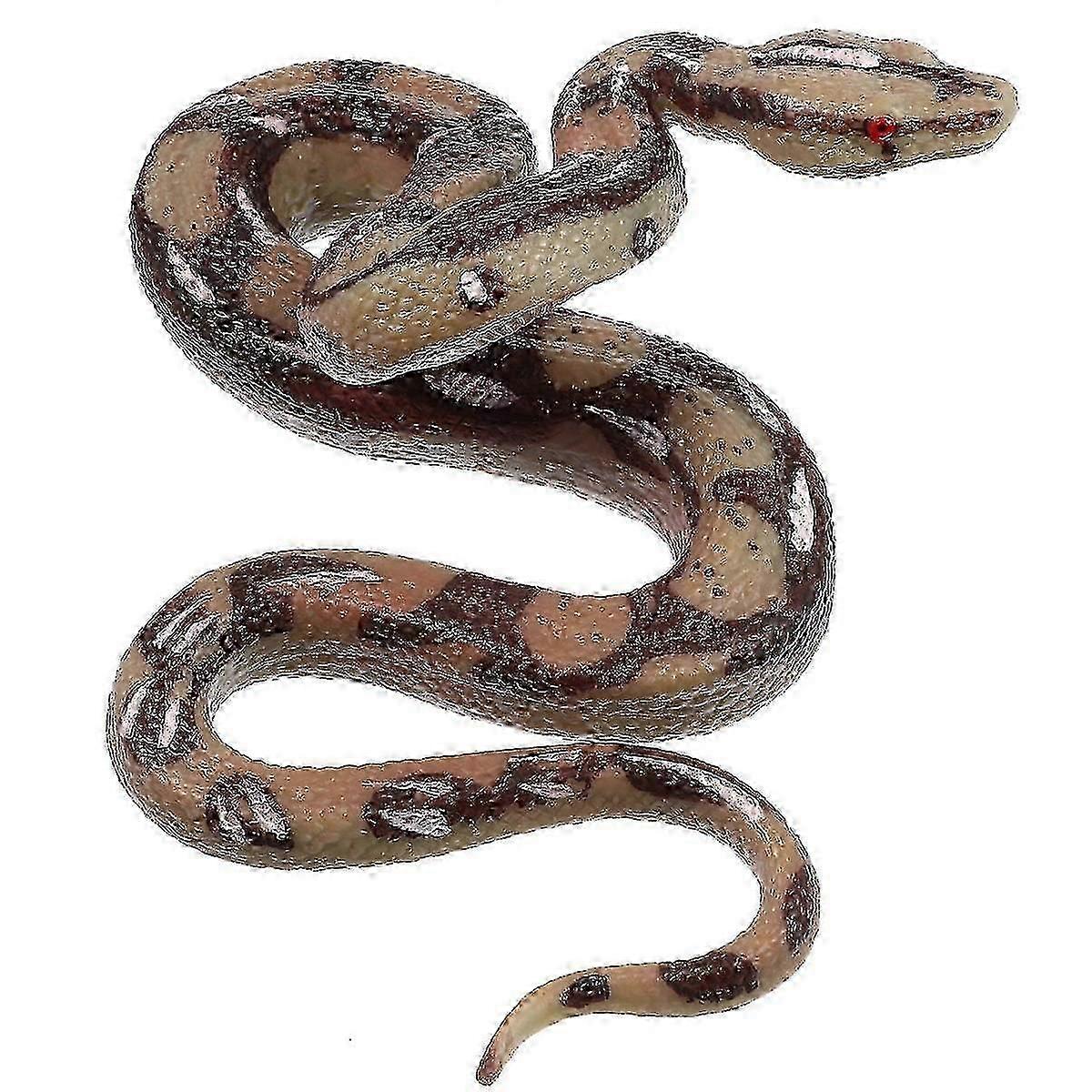 Snake Rubber Snakes - Realistic Lifelike Prank Figures for Snake Lovers: Rattlesnake, Pythonbirds Keeppropsrattlesnake_yyc