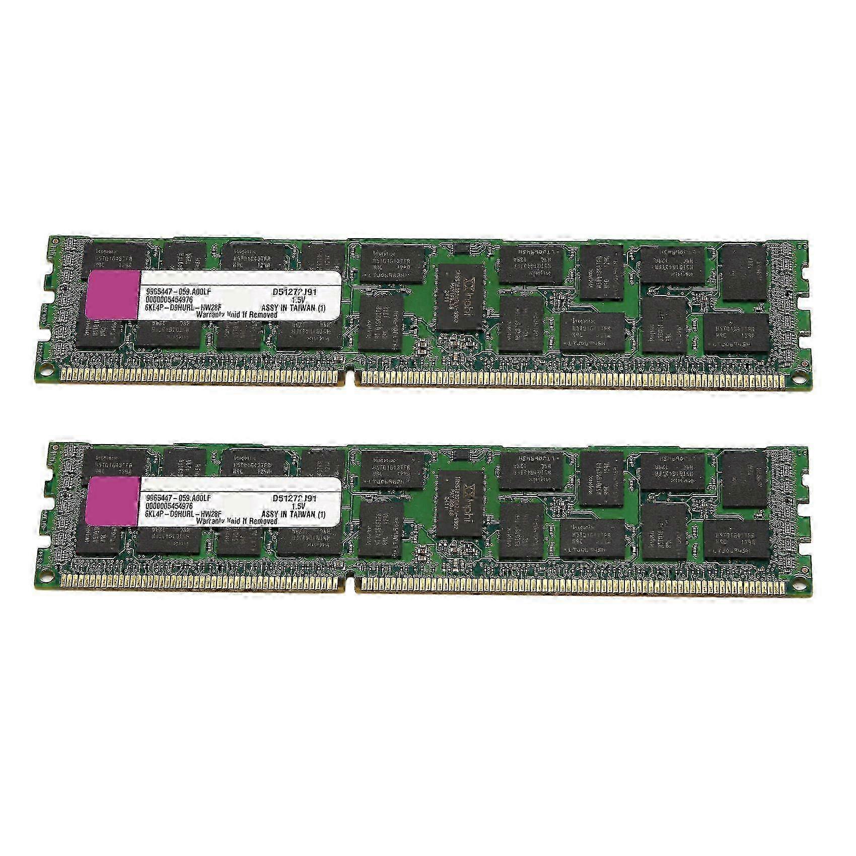 2X 4GB DDR3 Ram Memory REG 1333MHz PC3-10600 1.5V DIMM 240 Pins for Intel Desktop RAM Memoria