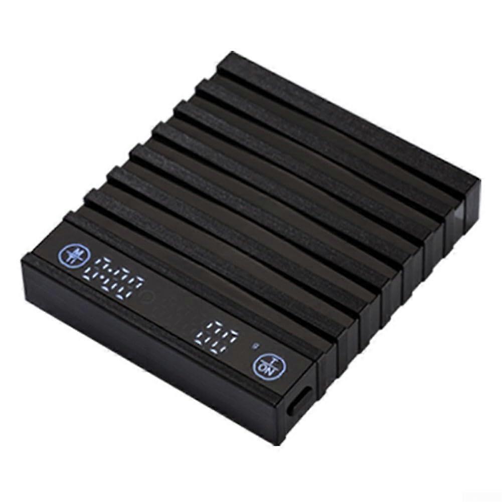 Mini Coffee Scale With Timer Portable Rechargeable Espresso Scale With LED Display Black Kitchen Scale