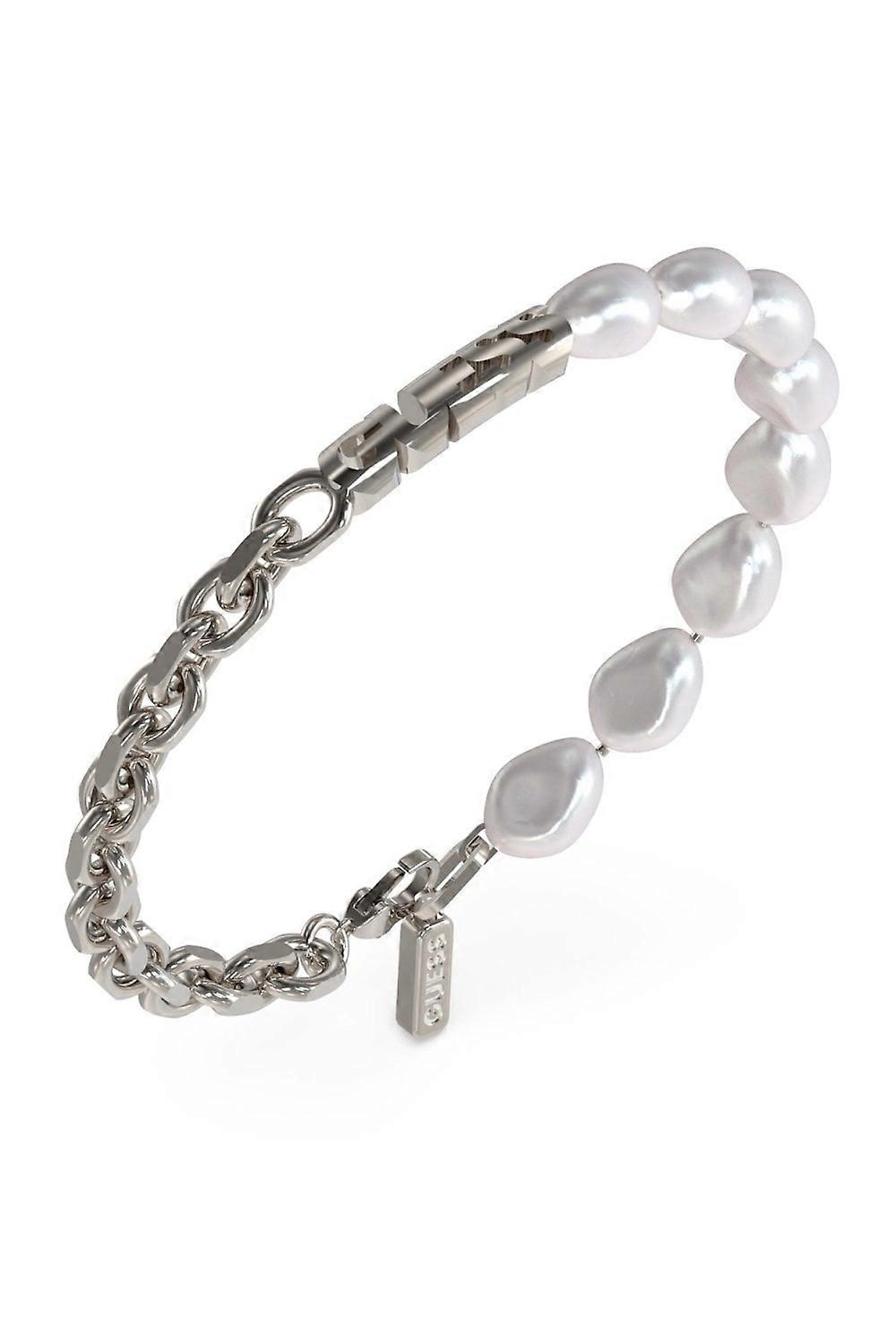 Women's Guess Gents Edgy Styles Bracelet UMB04066STWIL