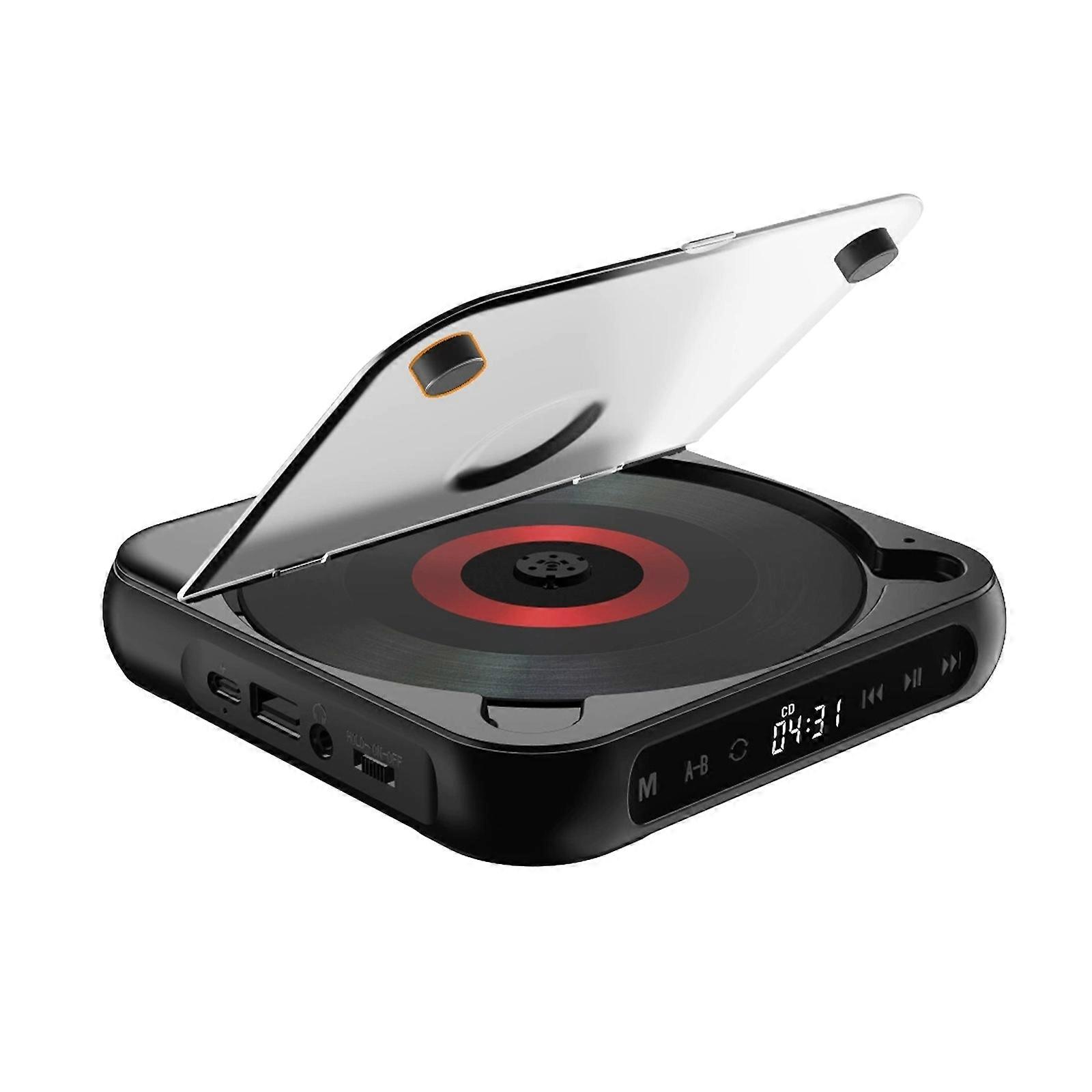 2025 CD Players Recorders Portable Bluetooth-Compatible CD Player With Bracket