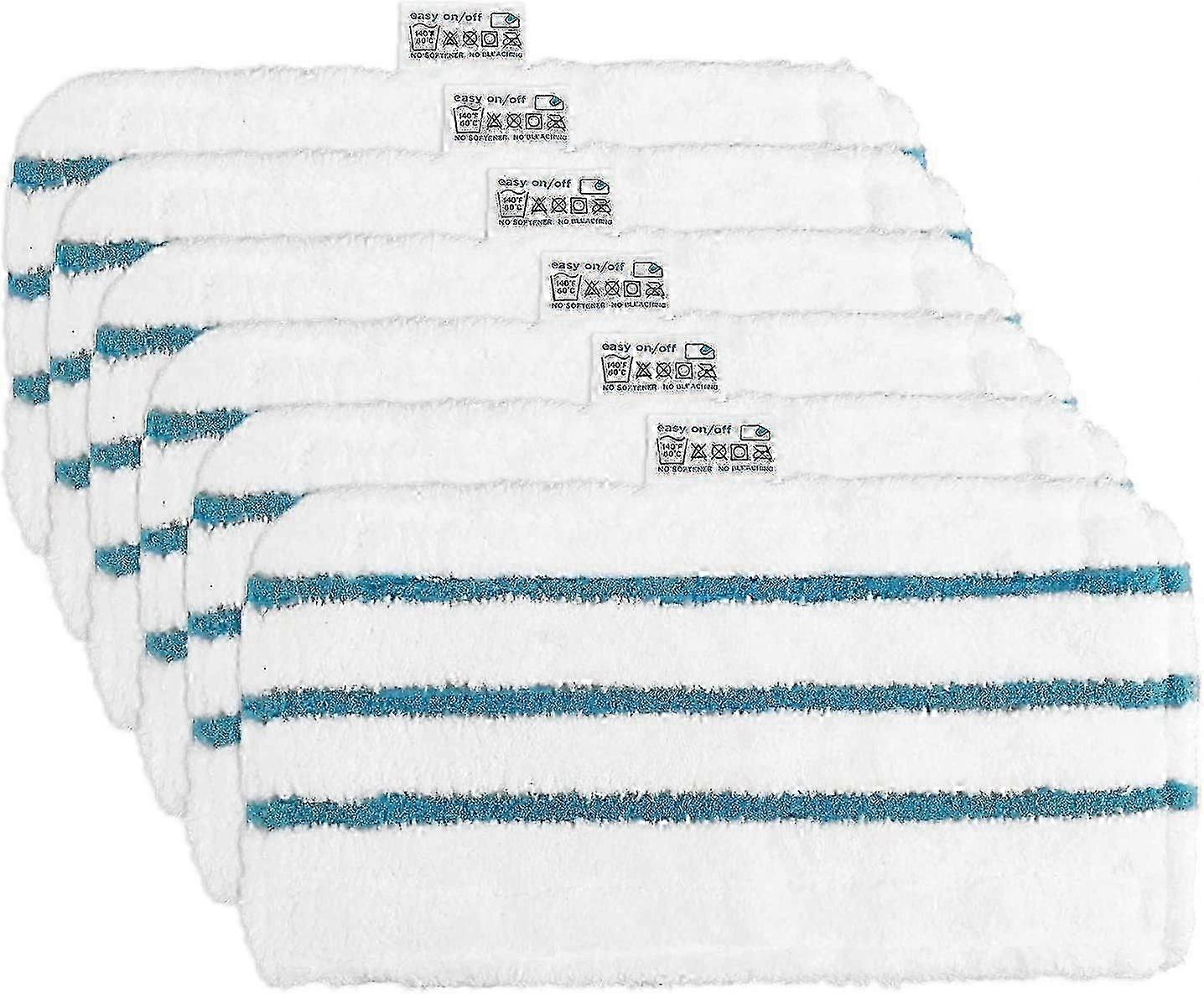 6 Replacement Microfiber Cloths For Black Decker Steam Mop Alternative Fsmp20