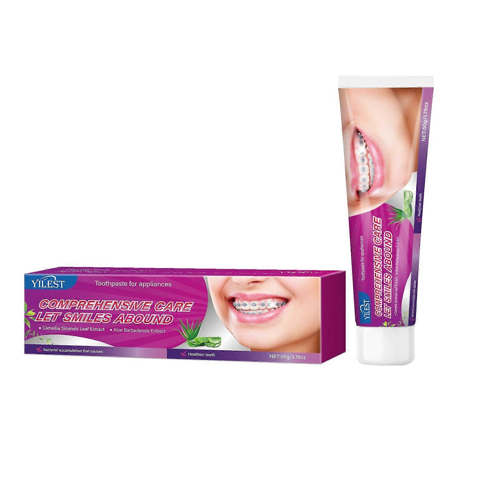 Whitening and refreshing breath toothpaste deodorizing, removing yellow and tartar, protecting gums and periodontal mint toothpaste 50g1