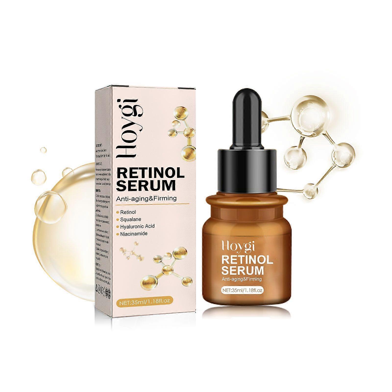 Hoygi Retinol Anti-Wrinkle Essence Reduces Fine Lines And Nasolabial Folds, Firming, Moisturizing, Brightening And Anti-Aging Essence