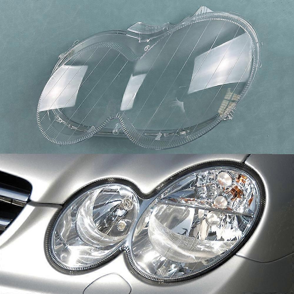 For Benz W209 CLK 2004 2005 2006  Headlamp Transparent Lampshade Shell Masks Headlight Cover Lens Plexiglass