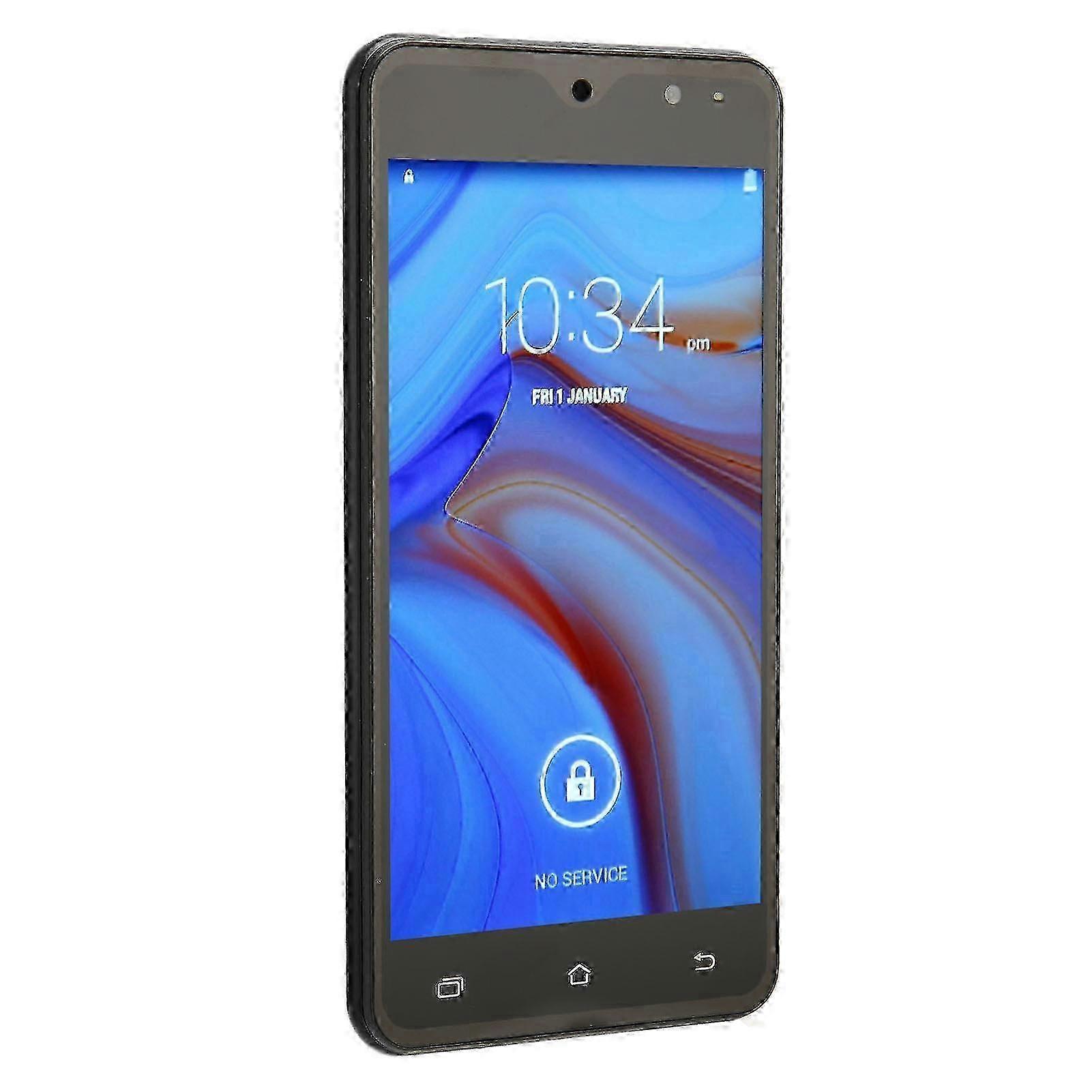 Téléphone portable 5 pouces Android 11 Octa Core HD 1080p, double caméra, 2 Go de RAM, 16 Go de ROM, double SIM, prise 100-240 V, prise britannique