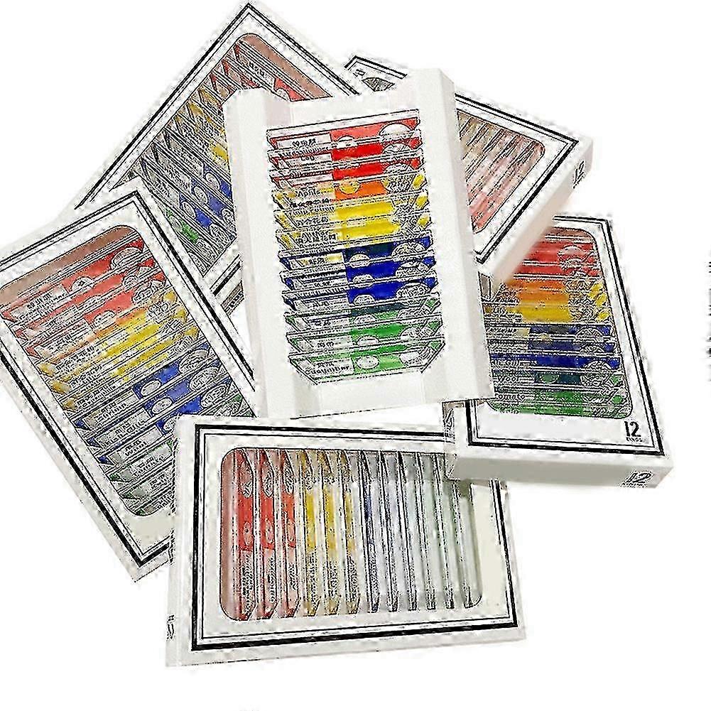 12pcs Microscope Slides with Specimens for Kids Plastic Prepared Slides for Microscope of Plants Flowers Sample New