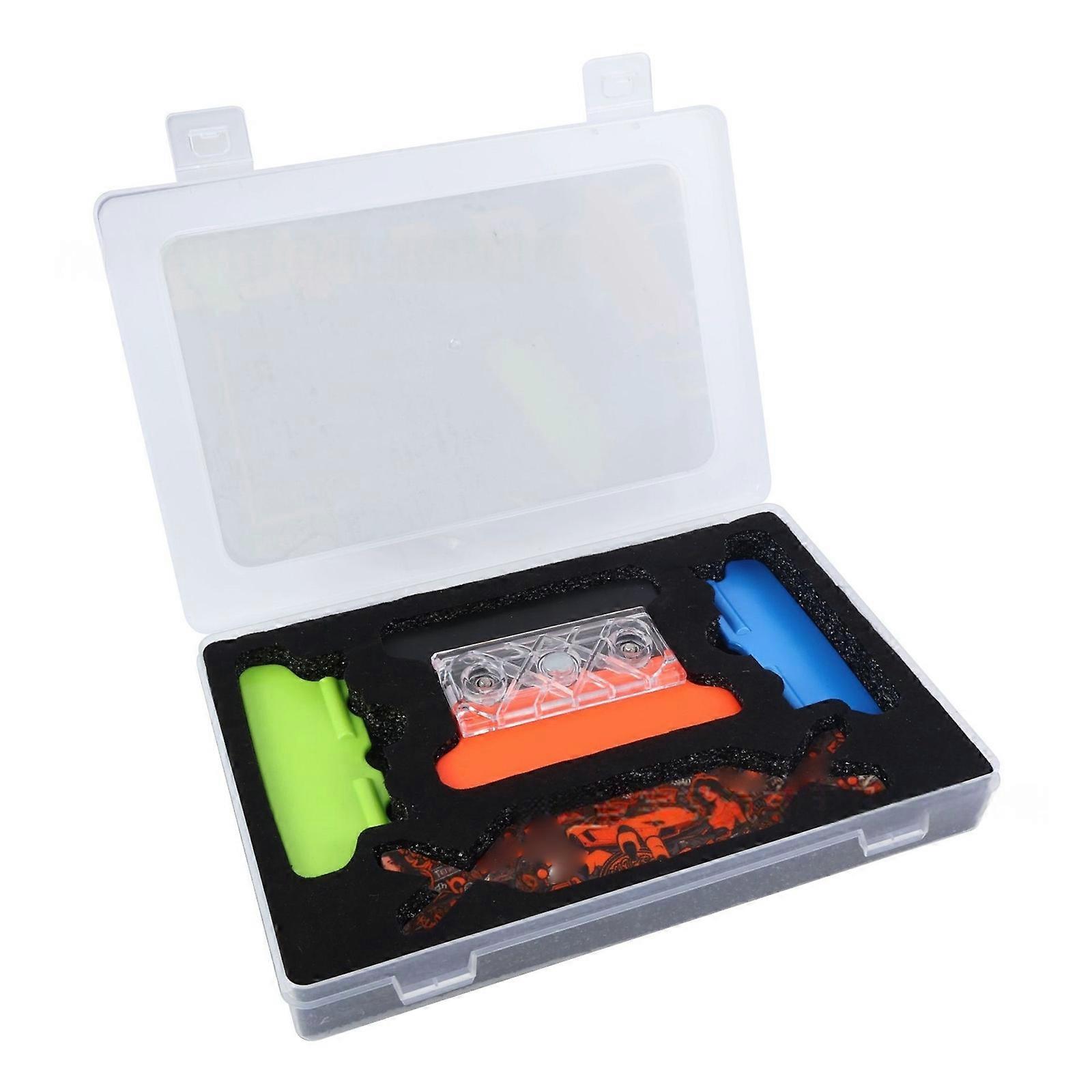 Magnetic Squeegee Blades With Hardness Settings Scratch Resistant TPE Design For Vehicle Wraps Screen Protectors Multicolor