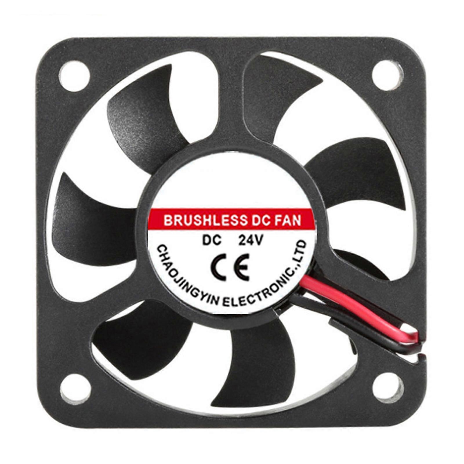 Quiet 5010 Computer Case Fan ABS Housing Optimized Airflow for Gaming Rigs DVRs and Communication Devices Multicolor
