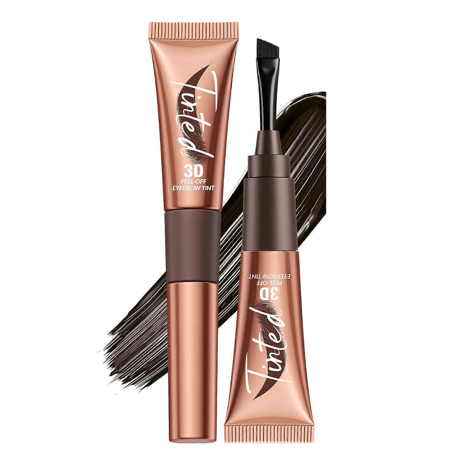 Gentle Peelable Brow Tint 24 Hour Waterproof 3 Neutral Color For Gym Swimming Daily Use Multicolor
