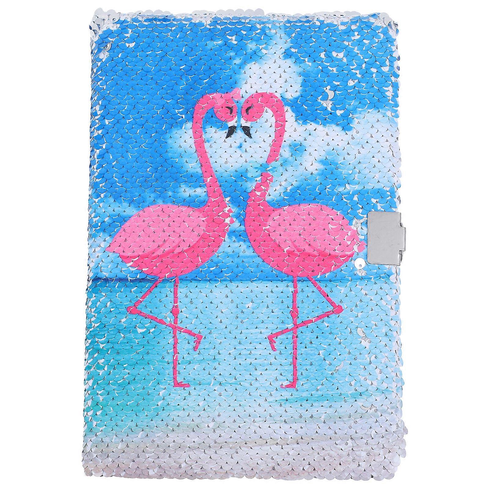 Reversible Sequin Notebook Decorative Notepad Portable Writing Notebook Glitter Cover Journal