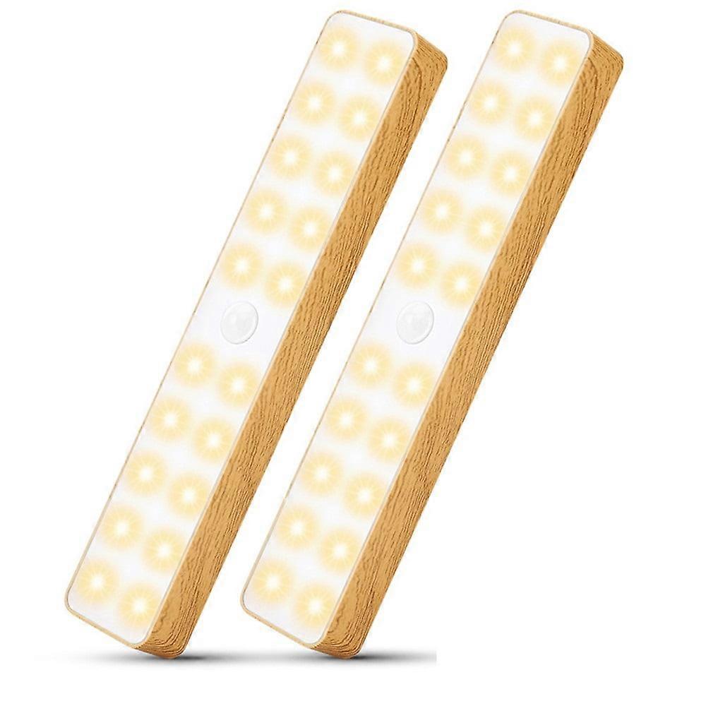 LED Motion Sensor Lights, Wireless Under Cabinet & Closet Lighting with Rechargeable Battery, Magnetic Stick-on for Indoor Use