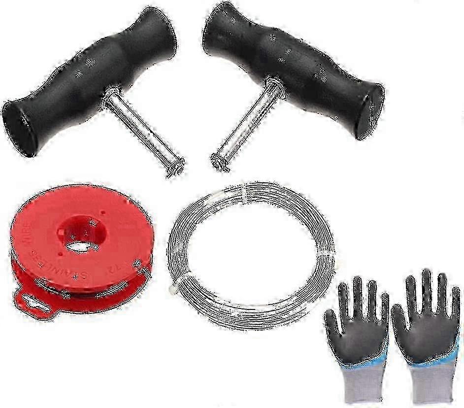 Car Windshield Removal Tool Kit, Windshield Window Cutting Wire with Handle, Window Removal Cutting Wire with Handle Universal Car Cutting Wire Remova