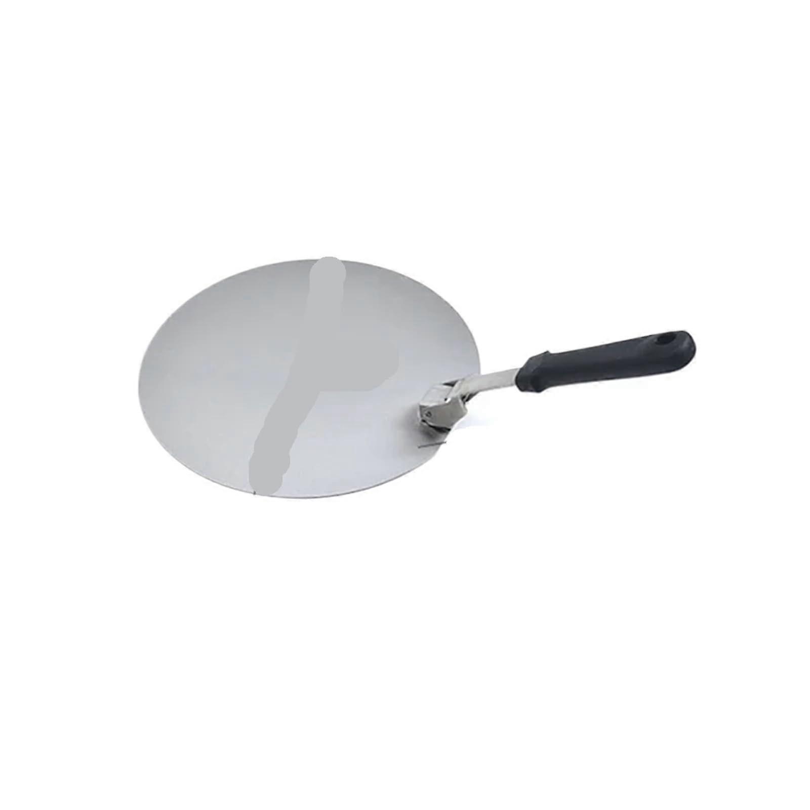 Pizza Peel Stainless Steel Paddle with Foldable Plastic Handle for Baking Pizzas and Cakes 10 Inch