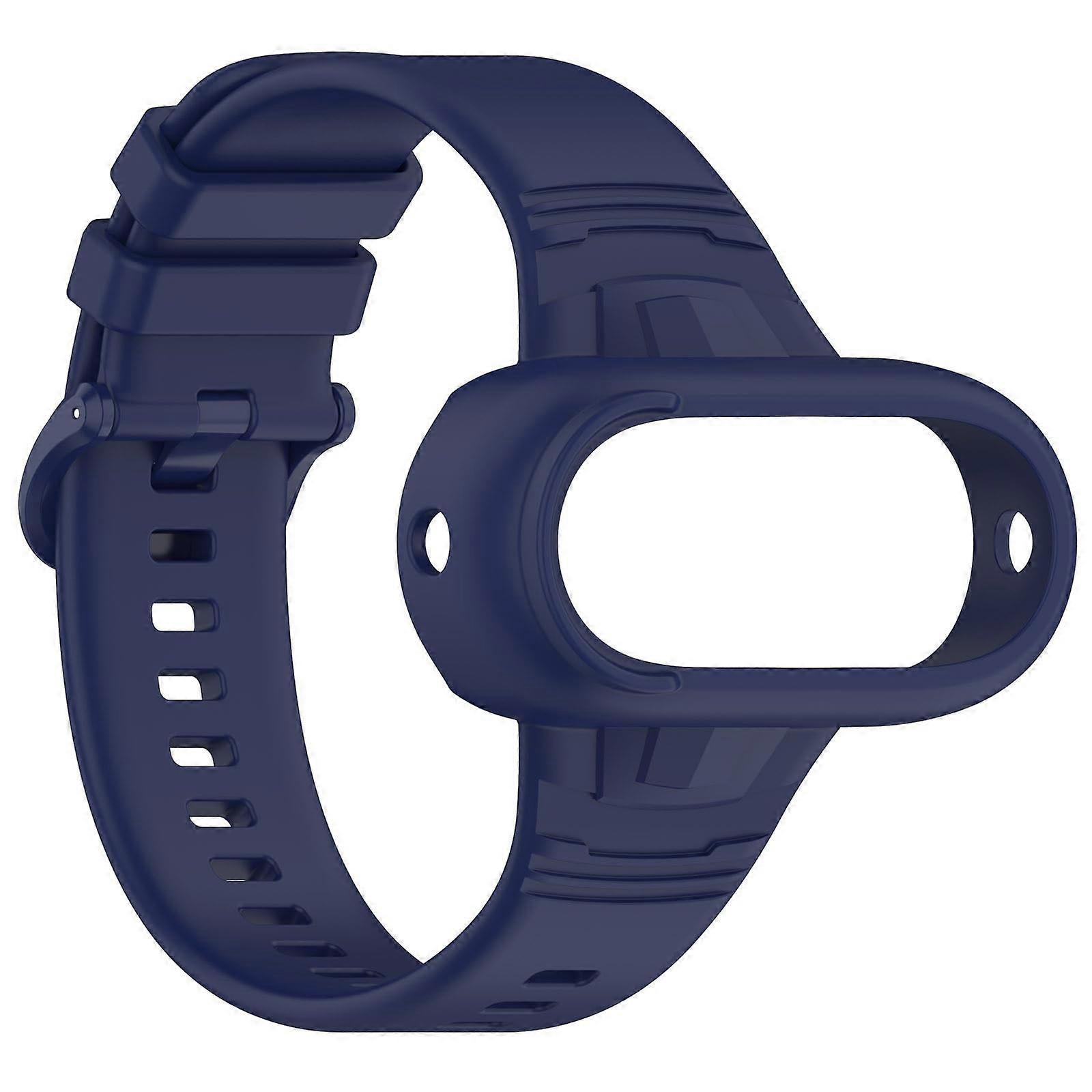 Silicone Wrist Strap for Sports Case with Adjustable Backpack Clip Blue