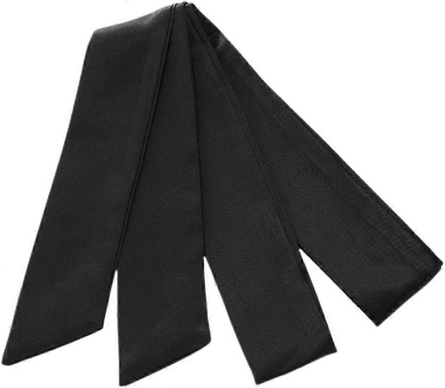 Black Satin Ribbon Long Sash Belt for Wedding Dress, Bridal Waist, Robe Replacement, Special Occasion Accessories for Women and Girls