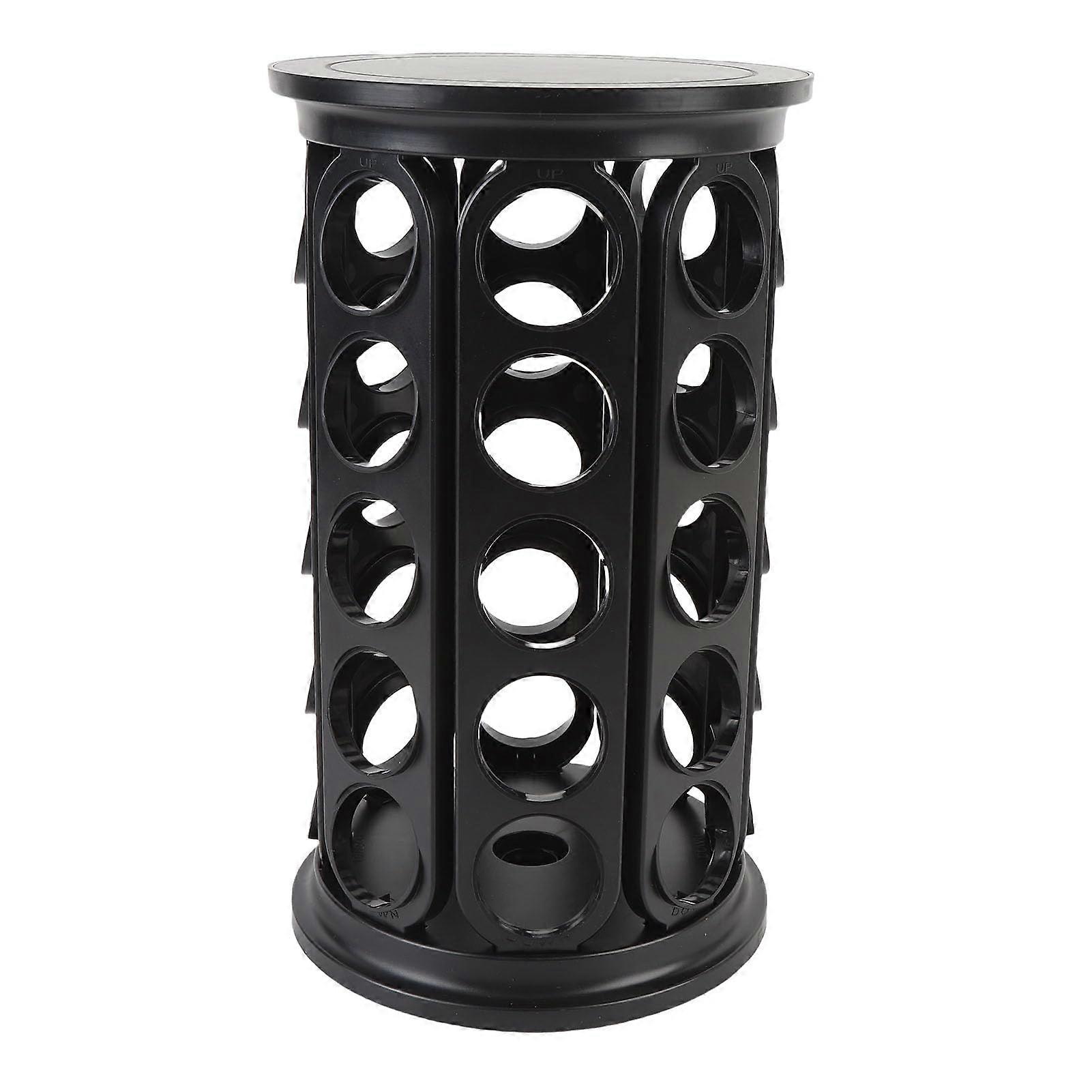 Coffee Pod Holder 360° Rotating Large Capacity Coffee Capsule Organizer for Kitchen Counter