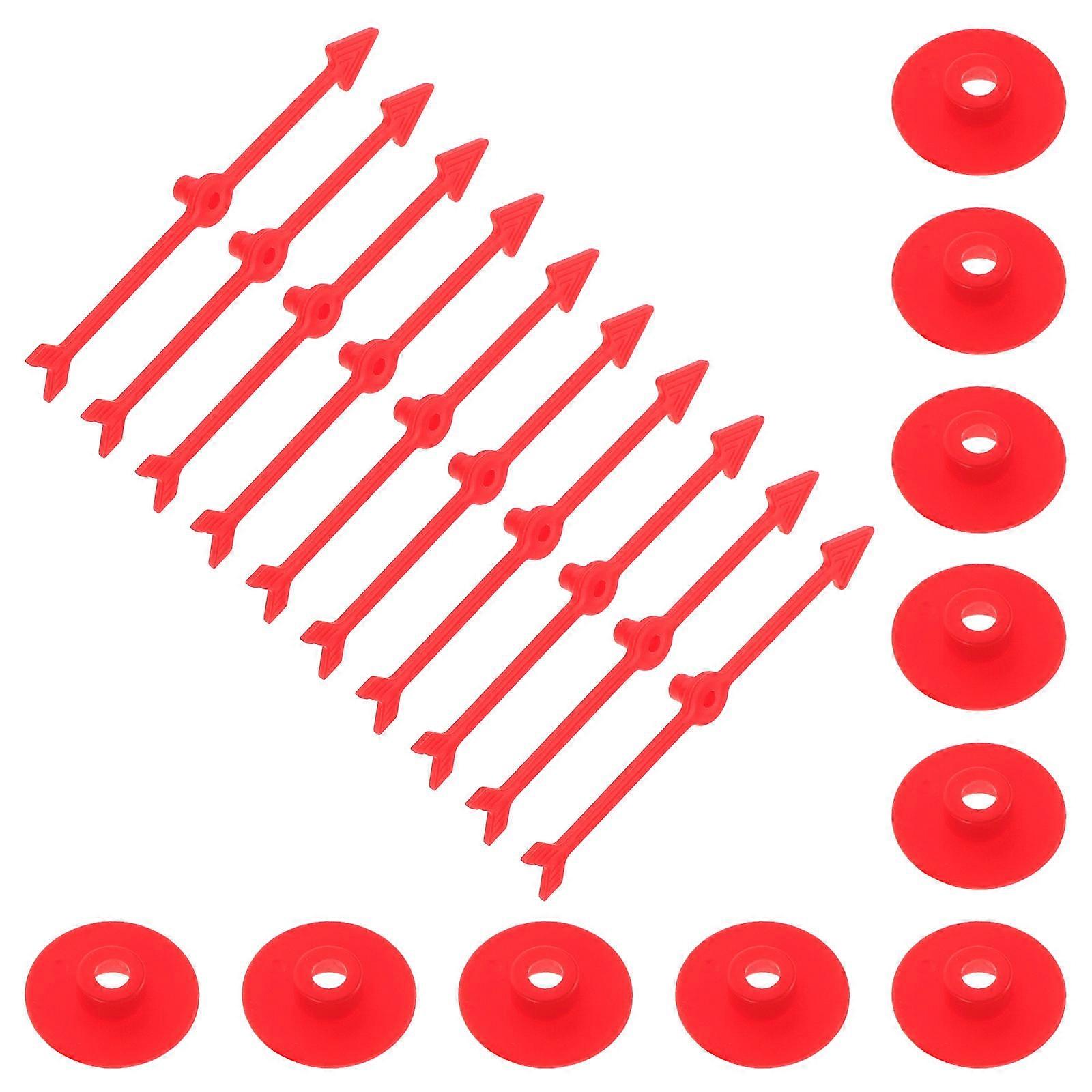 Arrow Plastic Game Arrows for Decoration 10Pcs Red Set
