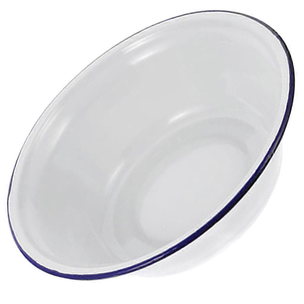 Vintage Enamel Pie Plates for Baking with Deep Design