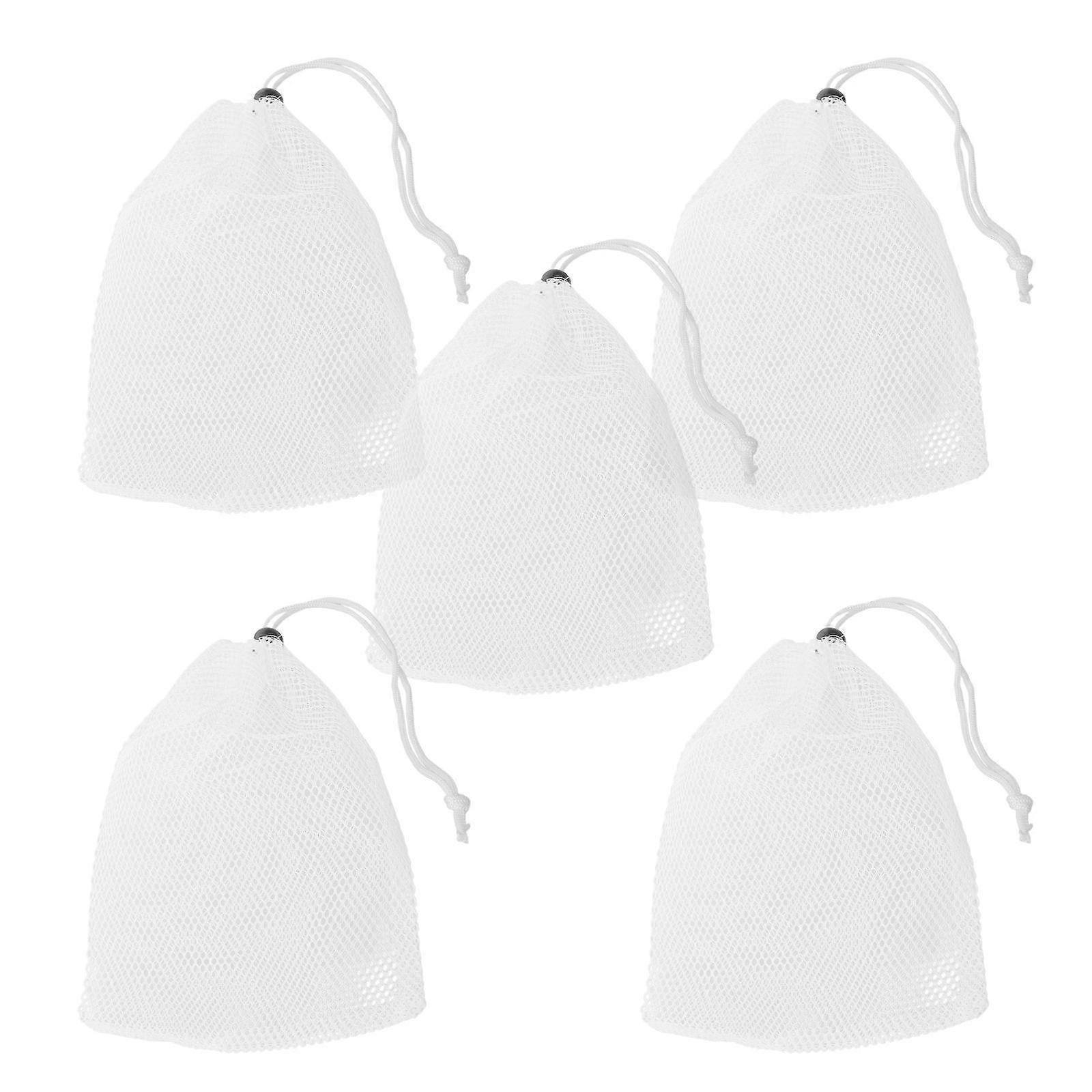 Drawstring Bags Polyester Drawstring Storage Bag for Storage Use 5Pcs