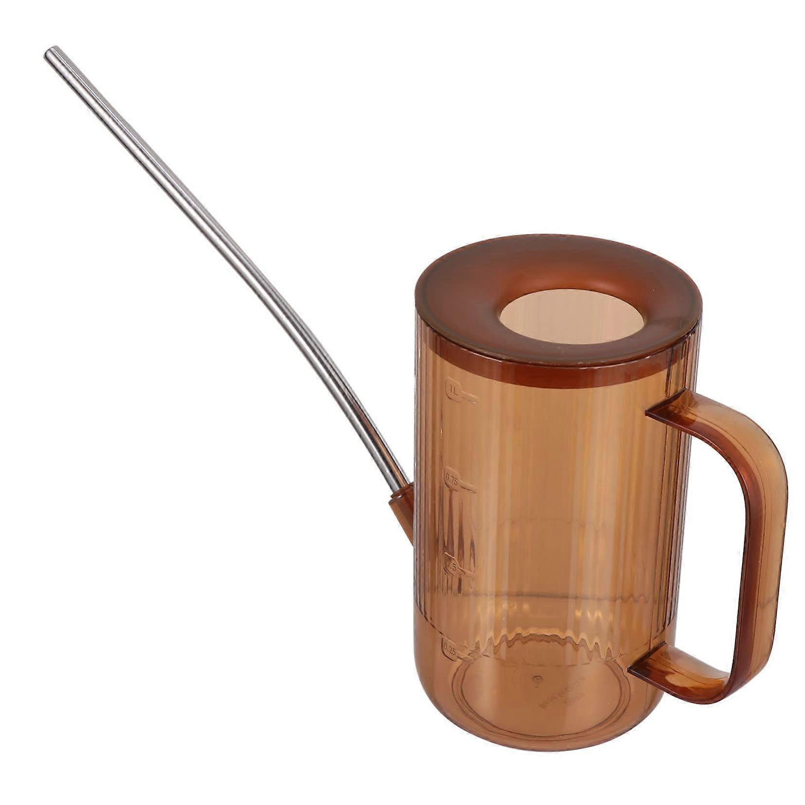 Long Spout Watering Can for Indoor Plants and Garden, Plastic Kettle Tool for Precise Watering