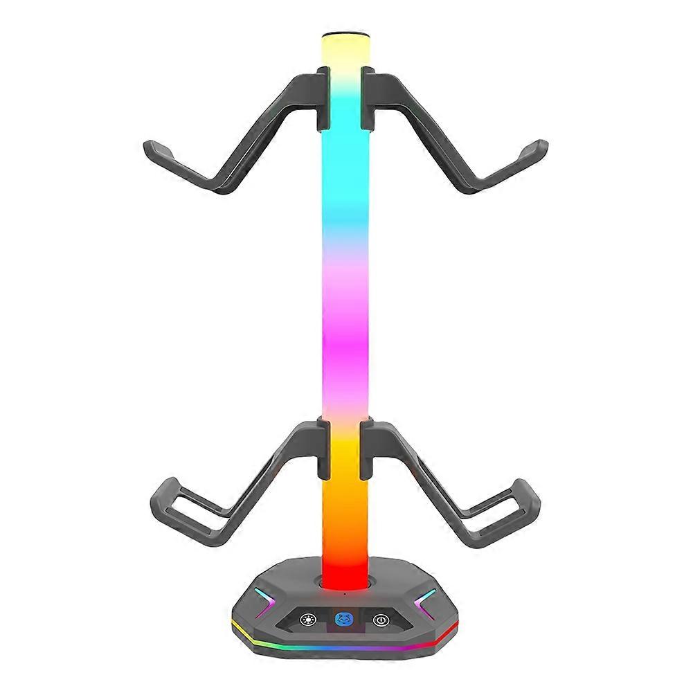 Headphone Stand Controller Hook 9 Light Modes for Desk Controller Stand Hanger for PS5/PS4/Xbox/Switch Pro Gamepad