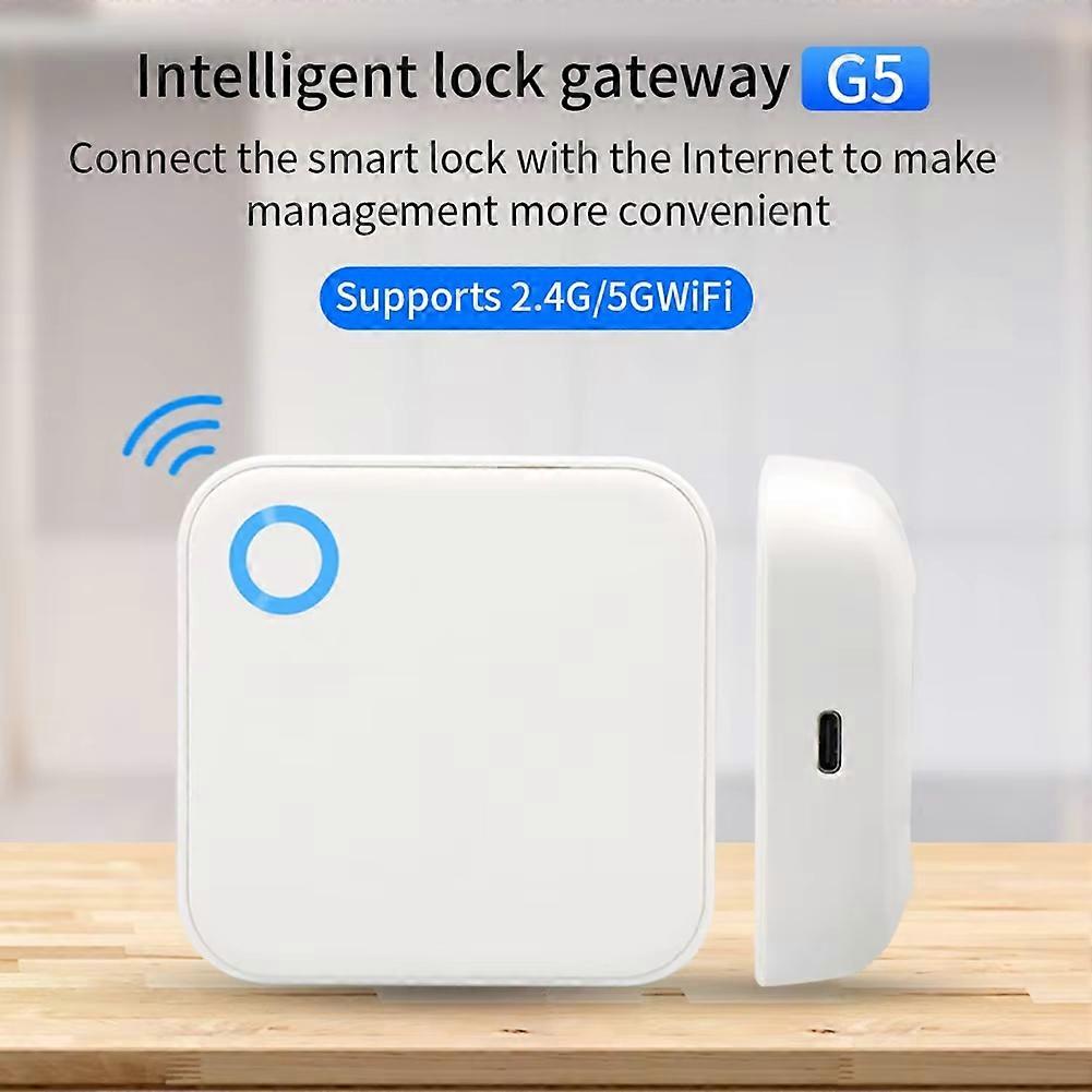 2.4G+5G TTLOCK WIFI Gateway G5 Bluetooth Mesh Door Lock Gateway G5 for TTHotel TTLOCK APP Hotel Lock Hub
