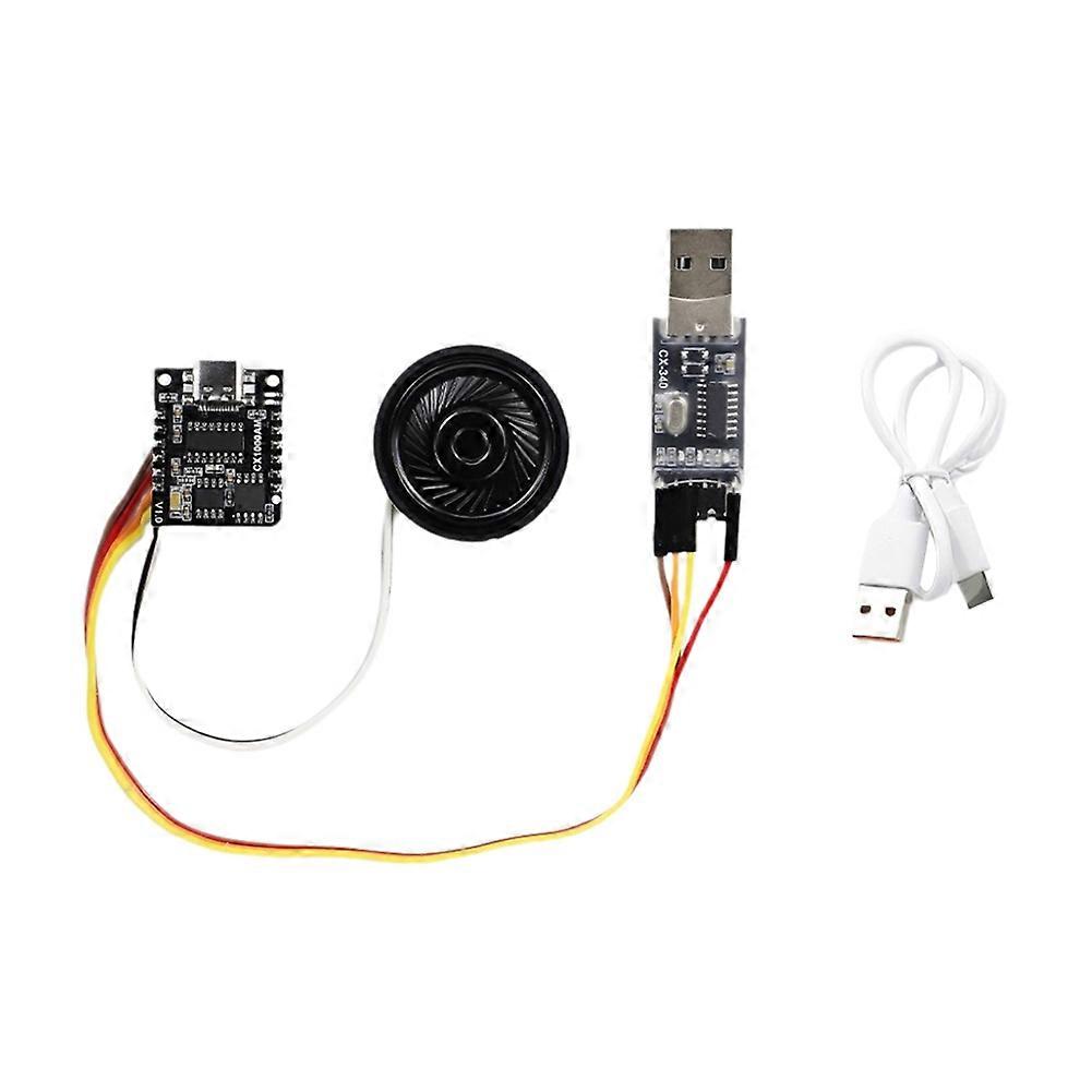 Serial Port Control Voice Player Module MP3 Voice Chip Module Single Chip Control Custom Audio CX1000AM Kit