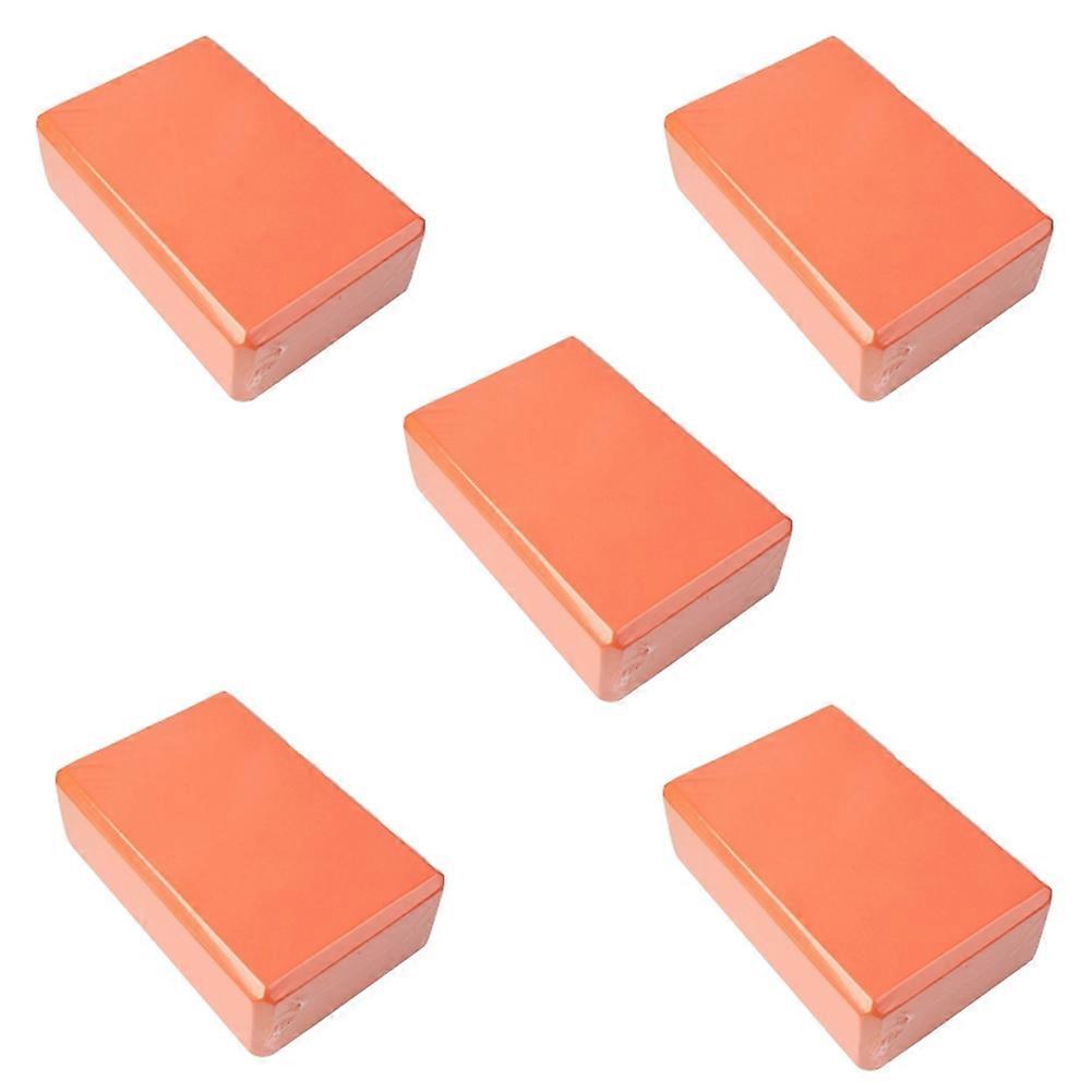 Yoga Blocks Cube Bricks Reinforcement Mat Orange
