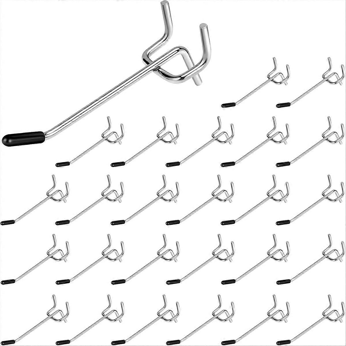 Pegboard Hooks 26 Pack 4 Inches, for Hanging, Fit 1/4inch
