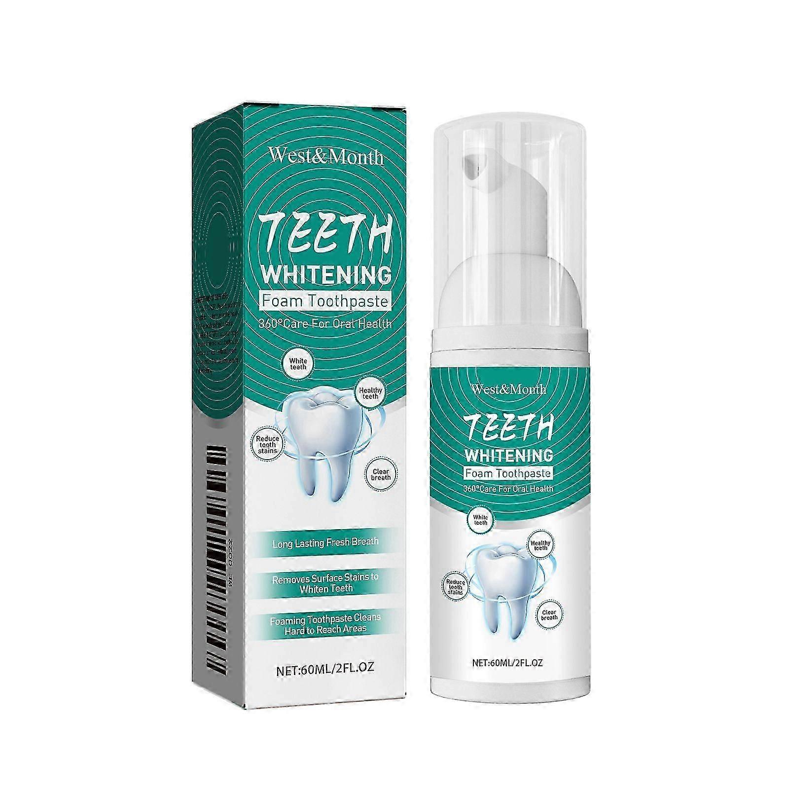 Foam Toothpaste Breath Freshening Whitening Toothpaste