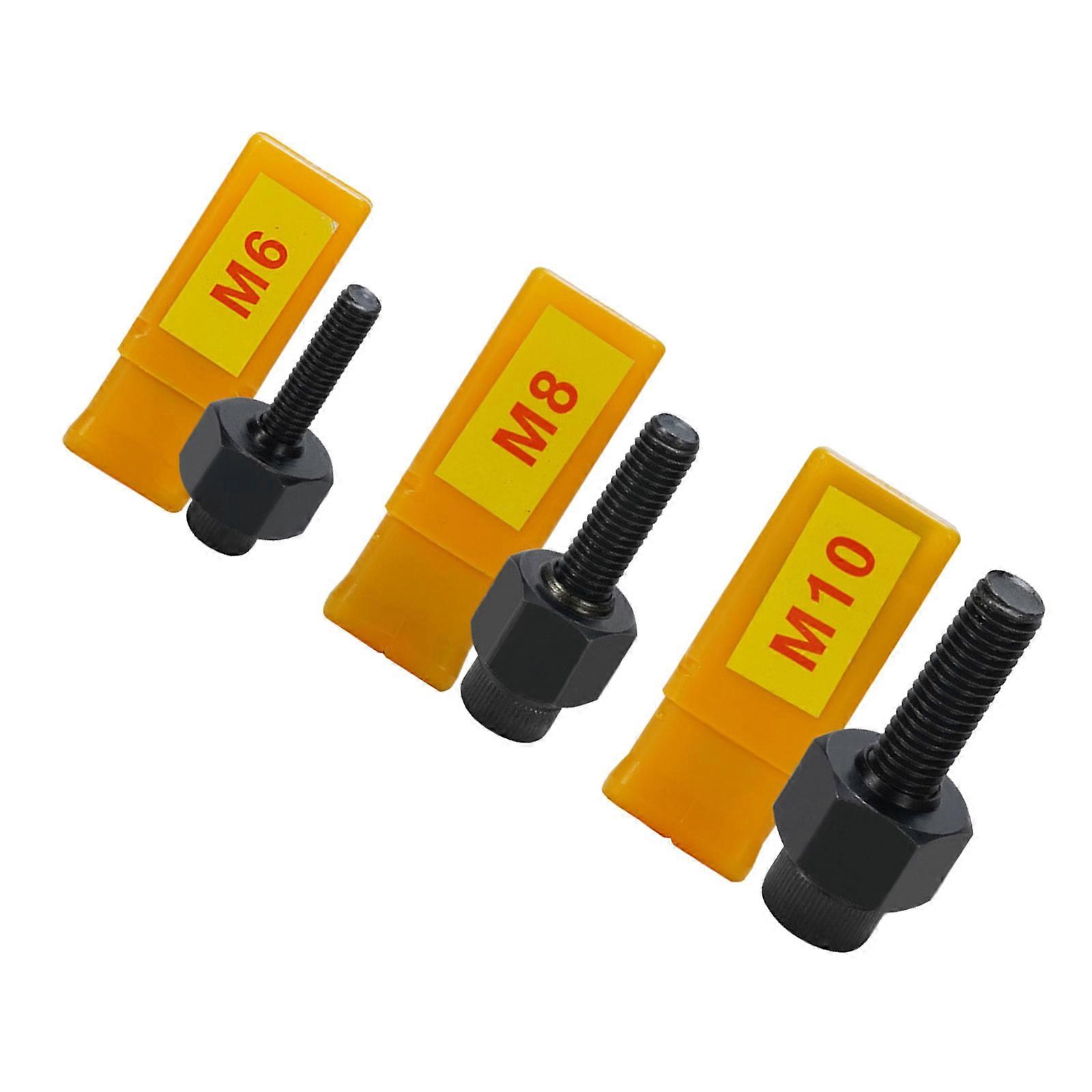 Pack of 3 Efficient Hand Rivet Nut Setters with Sliding Mechanism for Quick Riveting Applications in Various Projects Multicolor