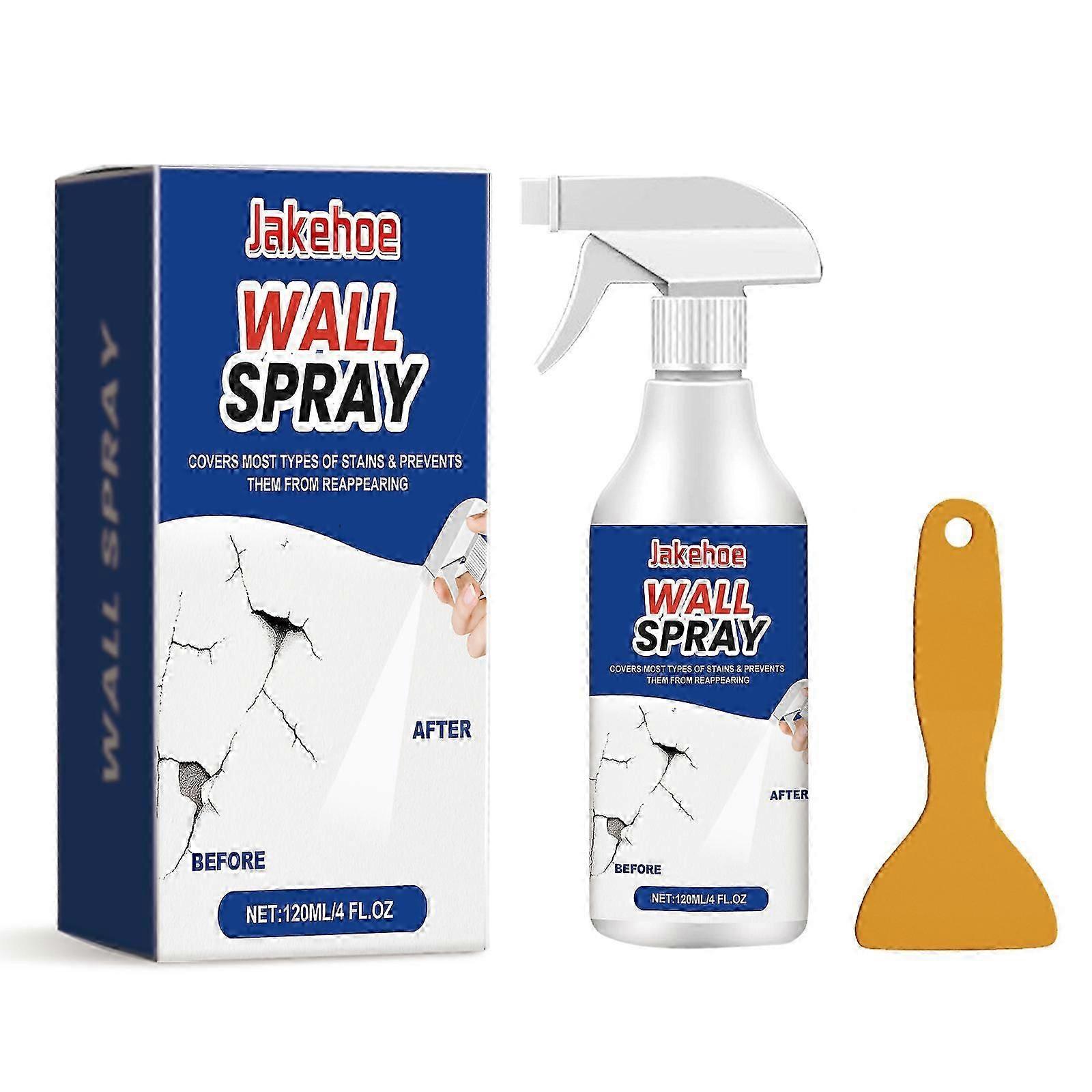 wall spray paint effectively covers stains and removes mold