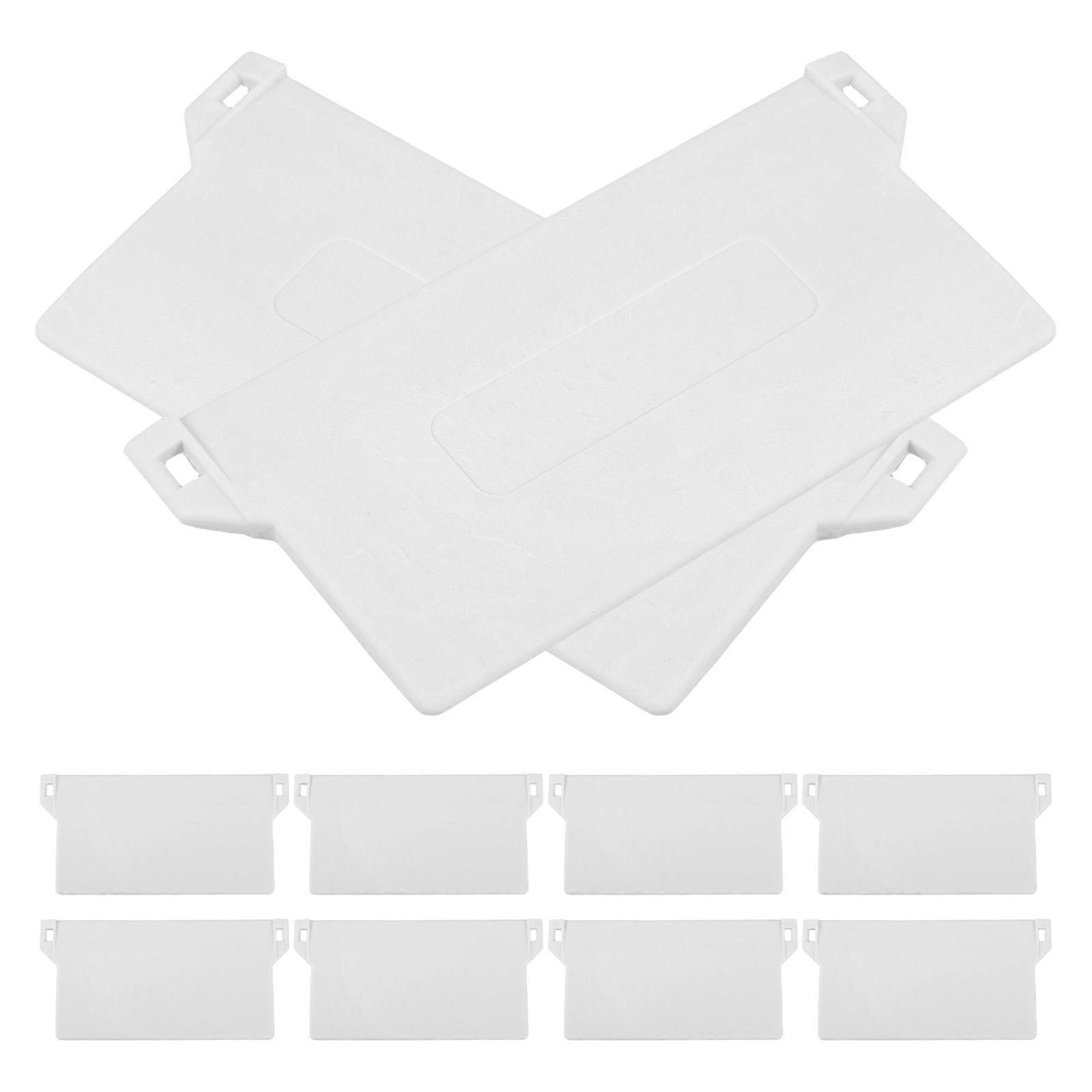 Blind Maintenance Vertical Blind Bottom Slats Commercial Use Rectangular Sleek Privacy Protection 10Set