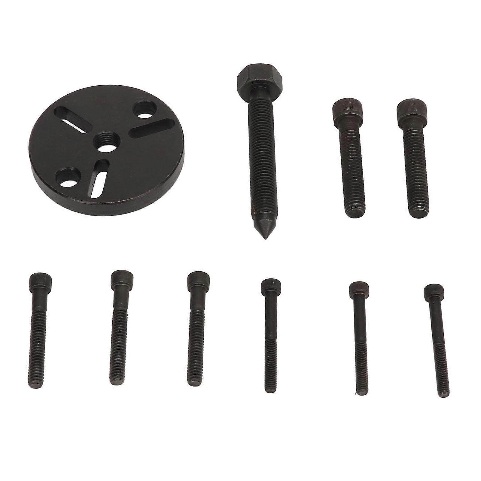 AC Compressor Clutch Removal and Installer Kit, Universal Auto AC Tool Set, Adjustable Chuck, Durable Metal Construction