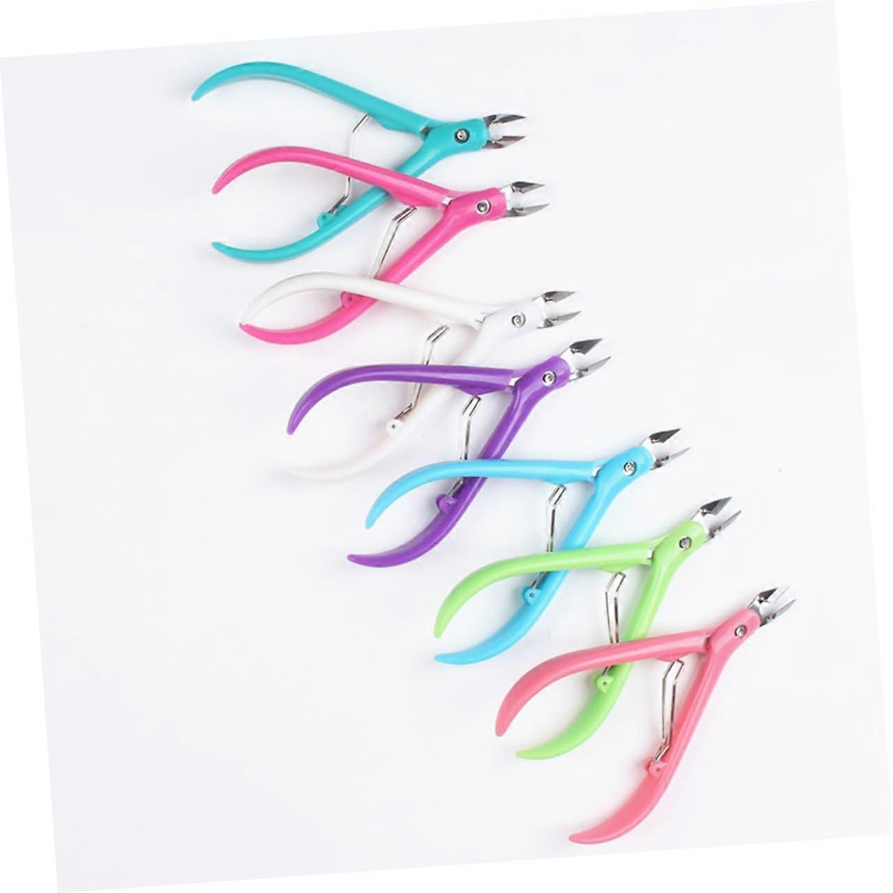 3pcs Professional Cuticle Nipper Set with Sharp Blades and Ergonomic Grip for Manicure Pedicure