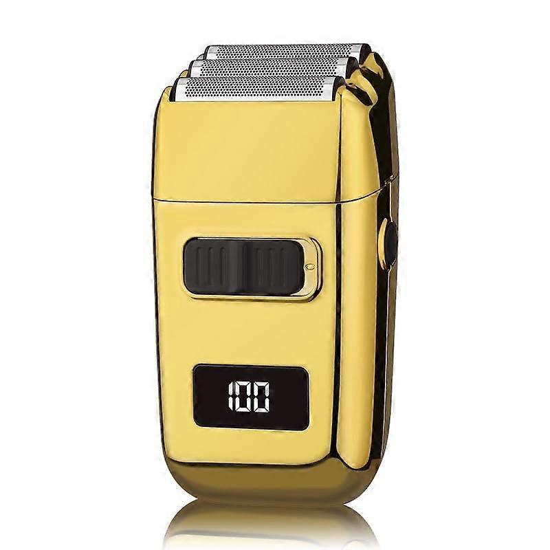 Electric Shaver for Men, Rechargeable Waterproof 3Blade Razor with LED Display for Face Beard Head