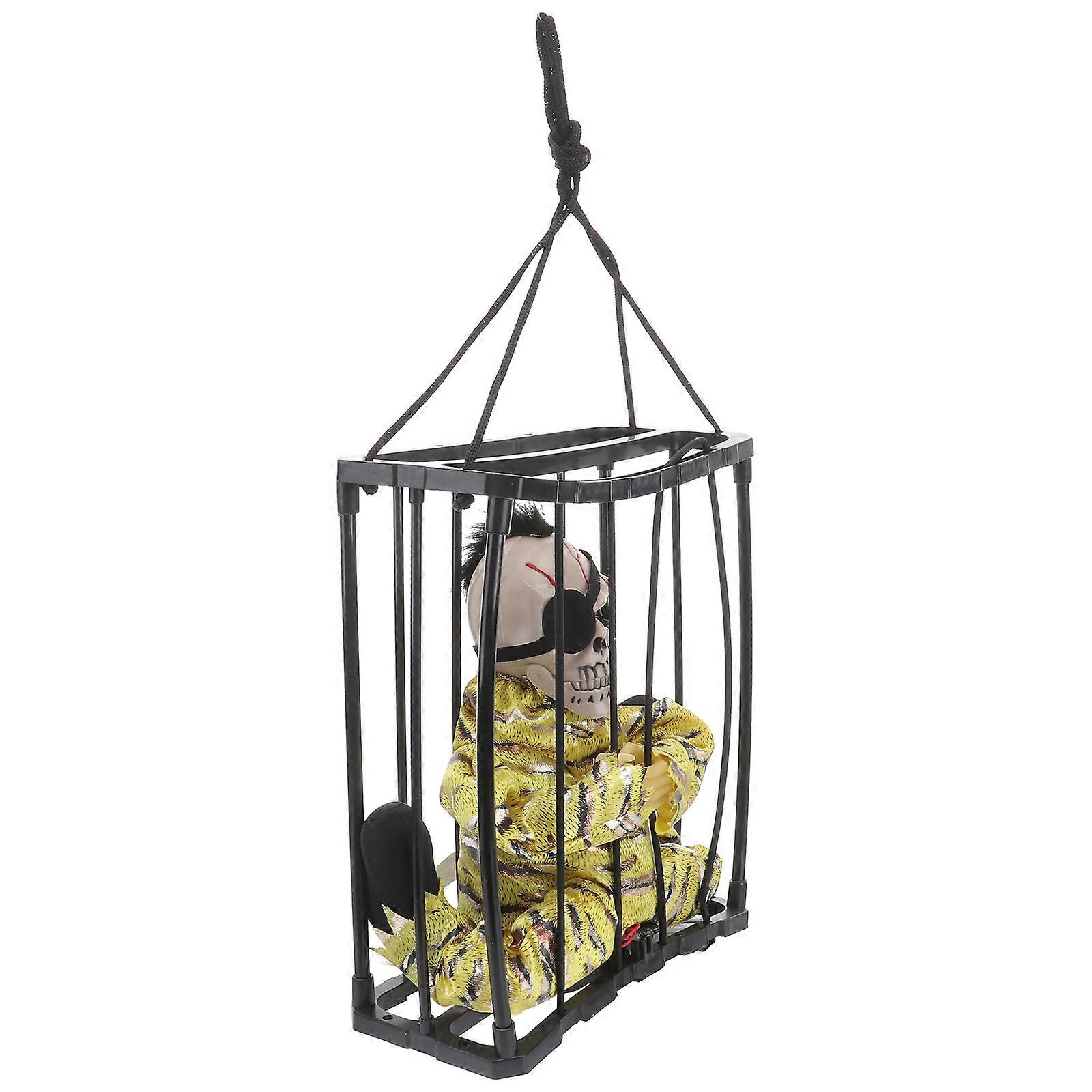 Halloween Prisons and Ghost Model for Bar Decor 1Pcs Light Up Halloween Prop