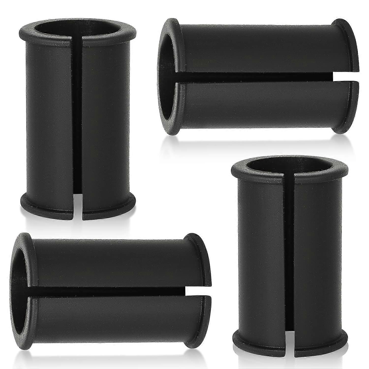 4pcs Microphone Shock Mount Rubber Sleeve 1.8x0.8in Durable Spacer for Camera Noise Reduction