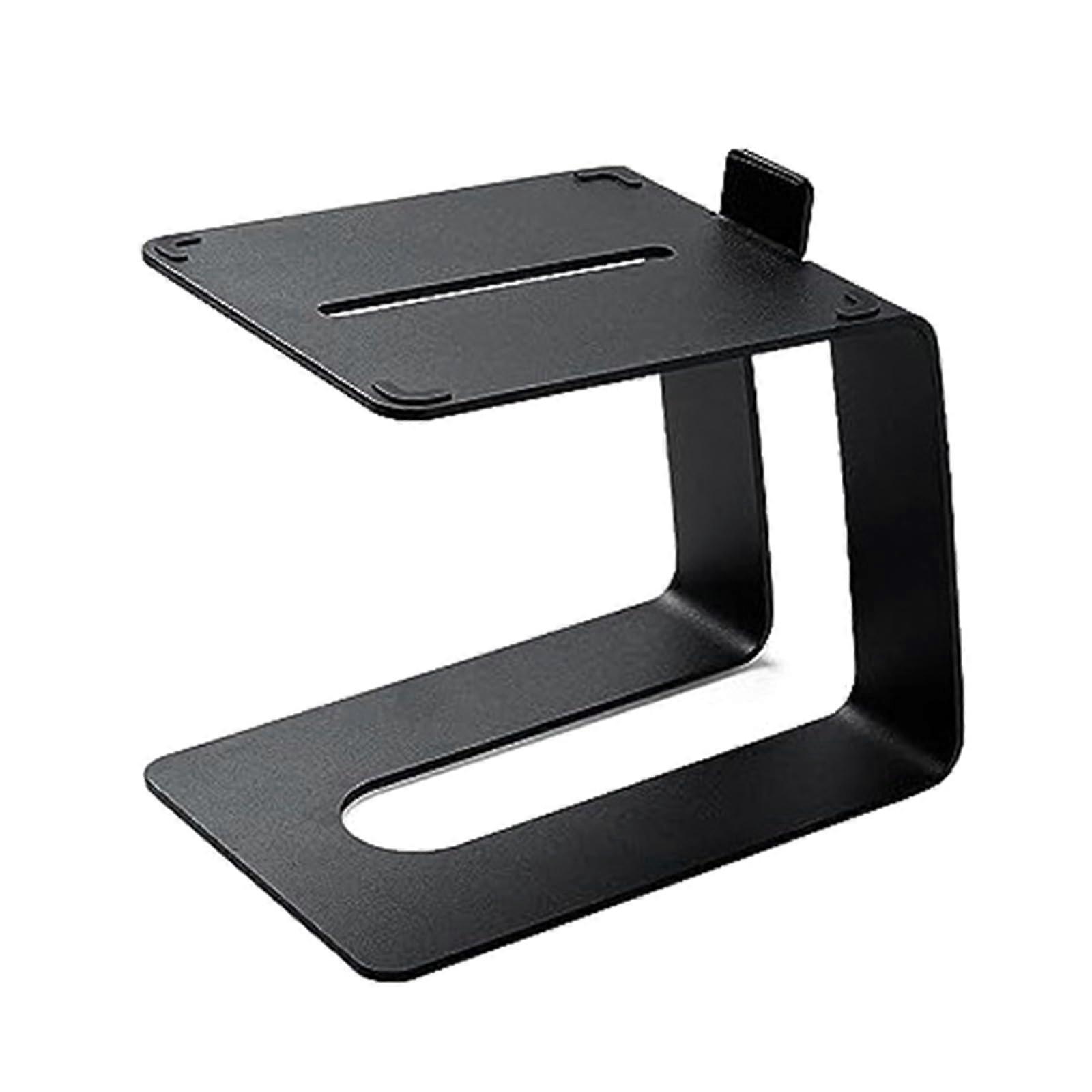 Desktop Stand Studio Metal Holder Bookshelf for Audio Equipment, Adjustable Height, Durable Design, Compatible with Most Speakers