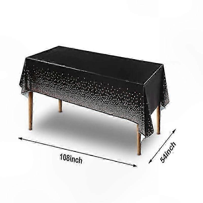2 Pack Confetti Dot Table Covers for Parties and Events