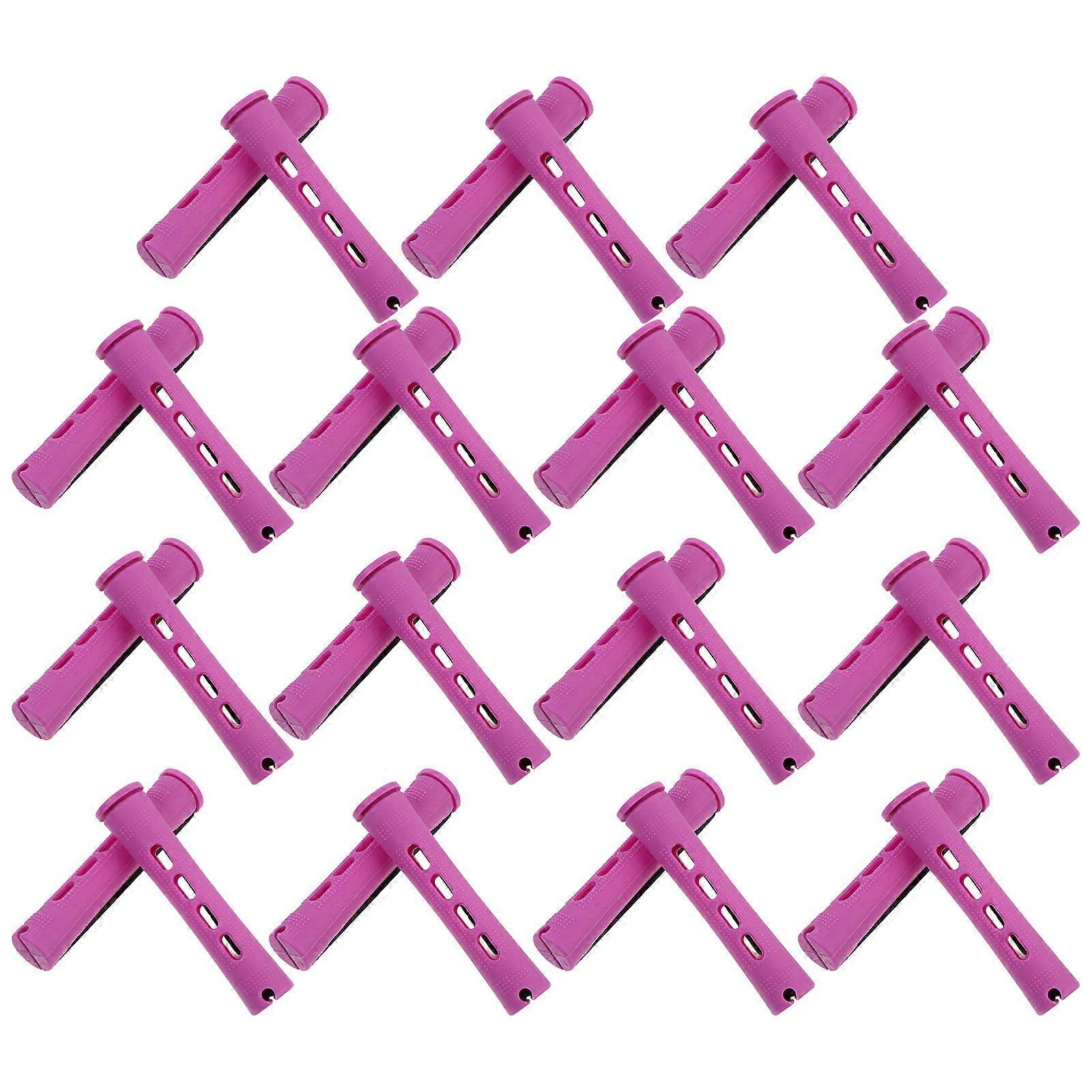 Hair Rollers Plastic Curlers for Hair Styling 30Pcs Durable Rollers with Caps